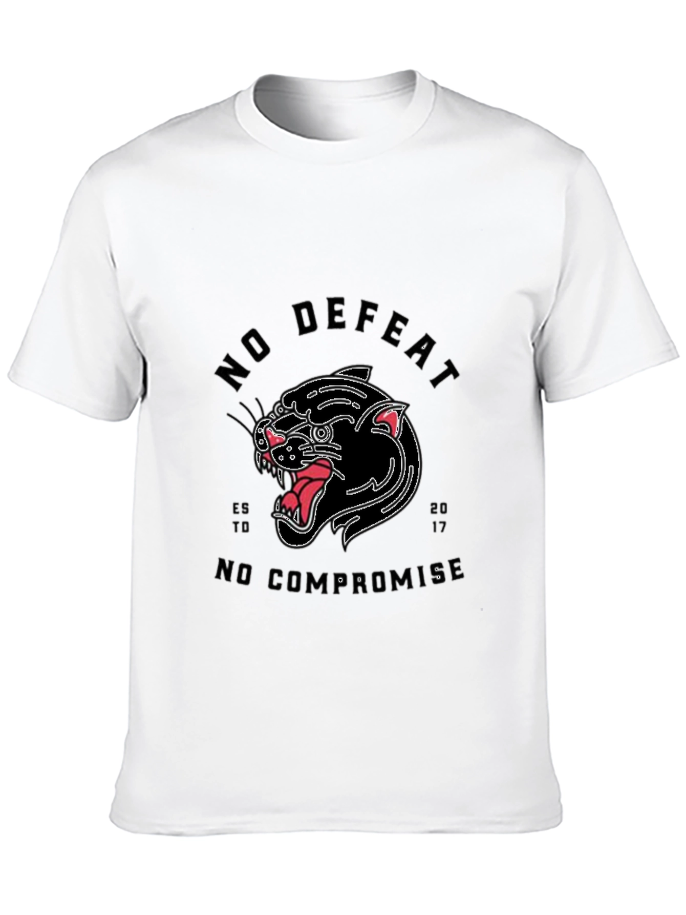 No Defeat Black Panther Graphic Tee