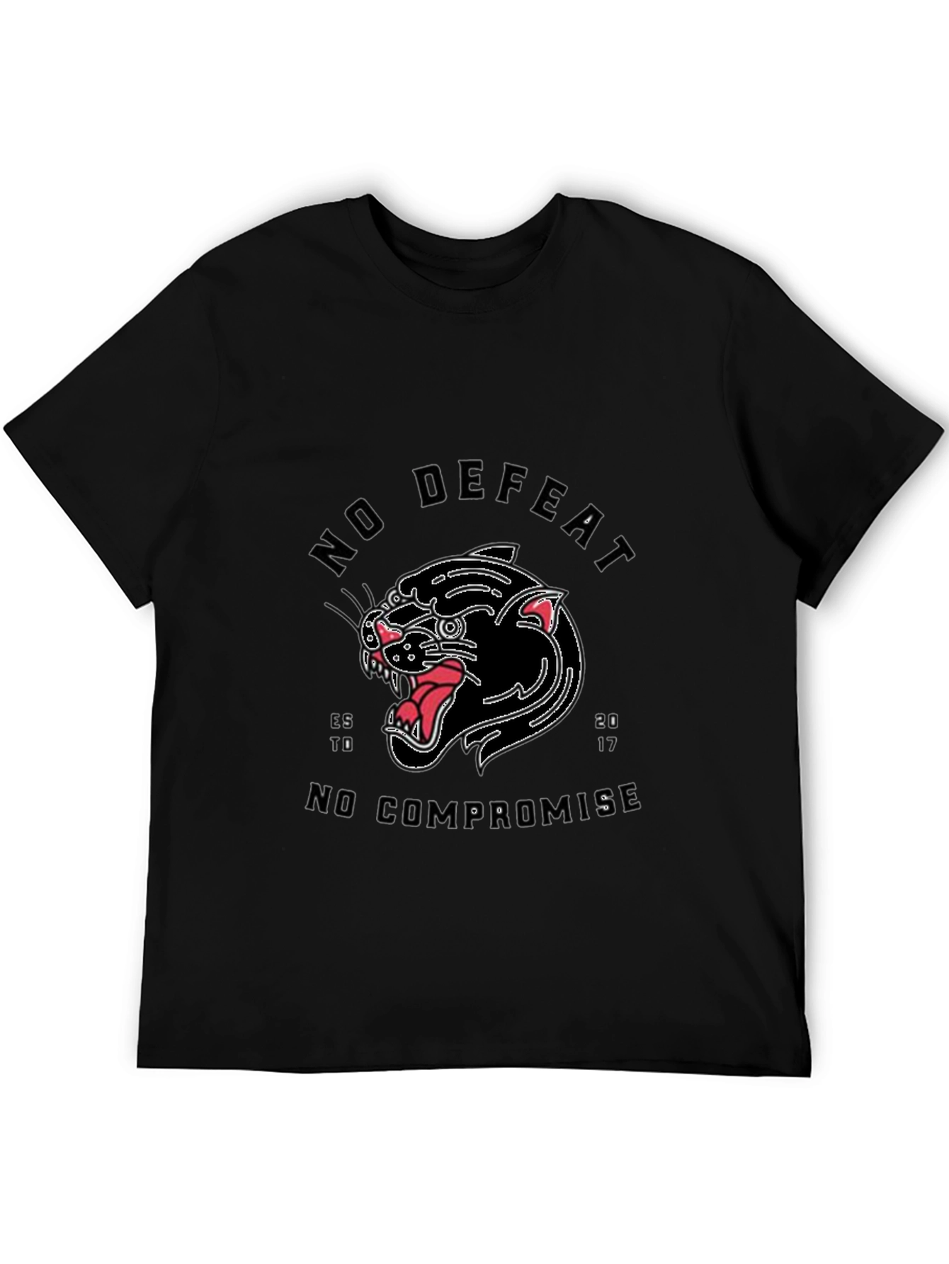 No Defeat Black Panther Graphic Tee