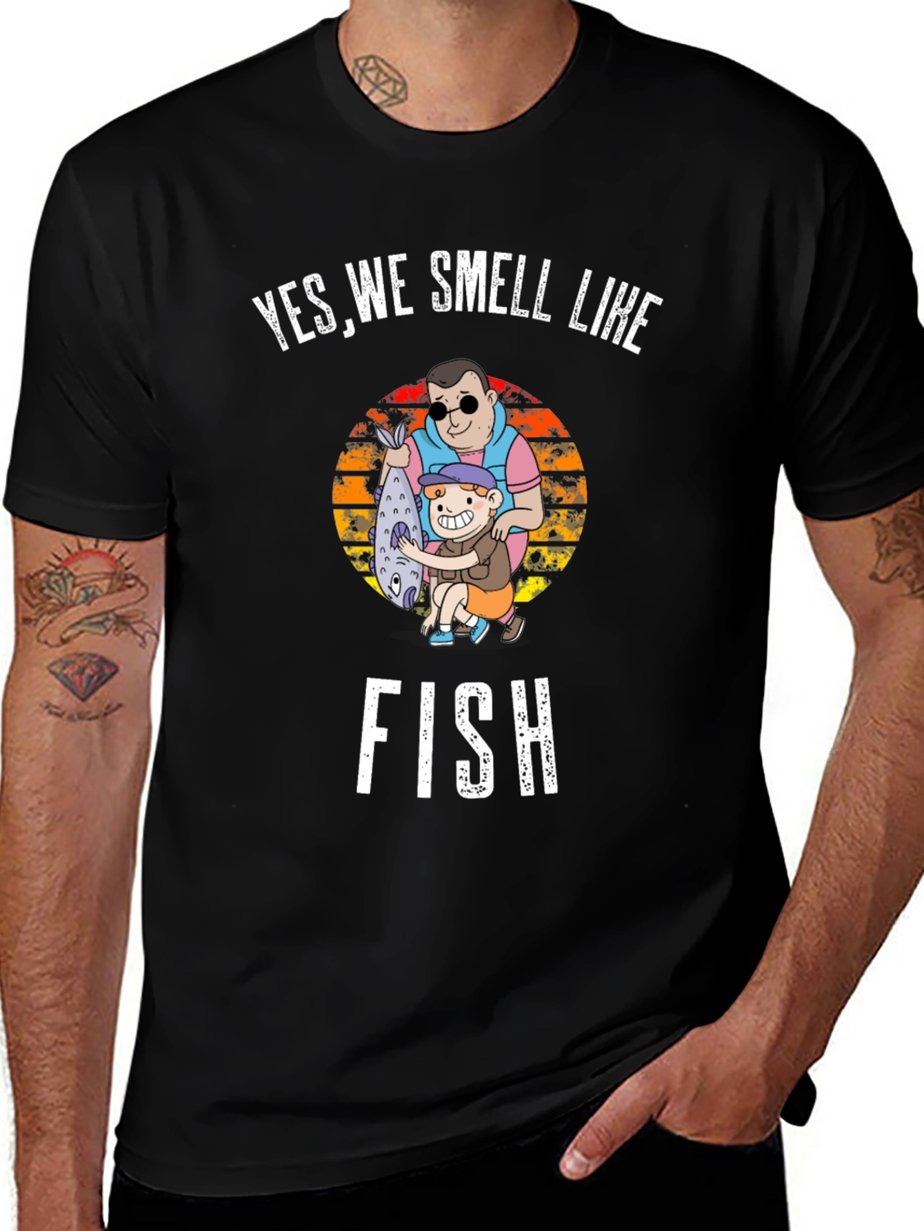 Yes We Smell Like Fish T-Shirt - Fishing Apparel