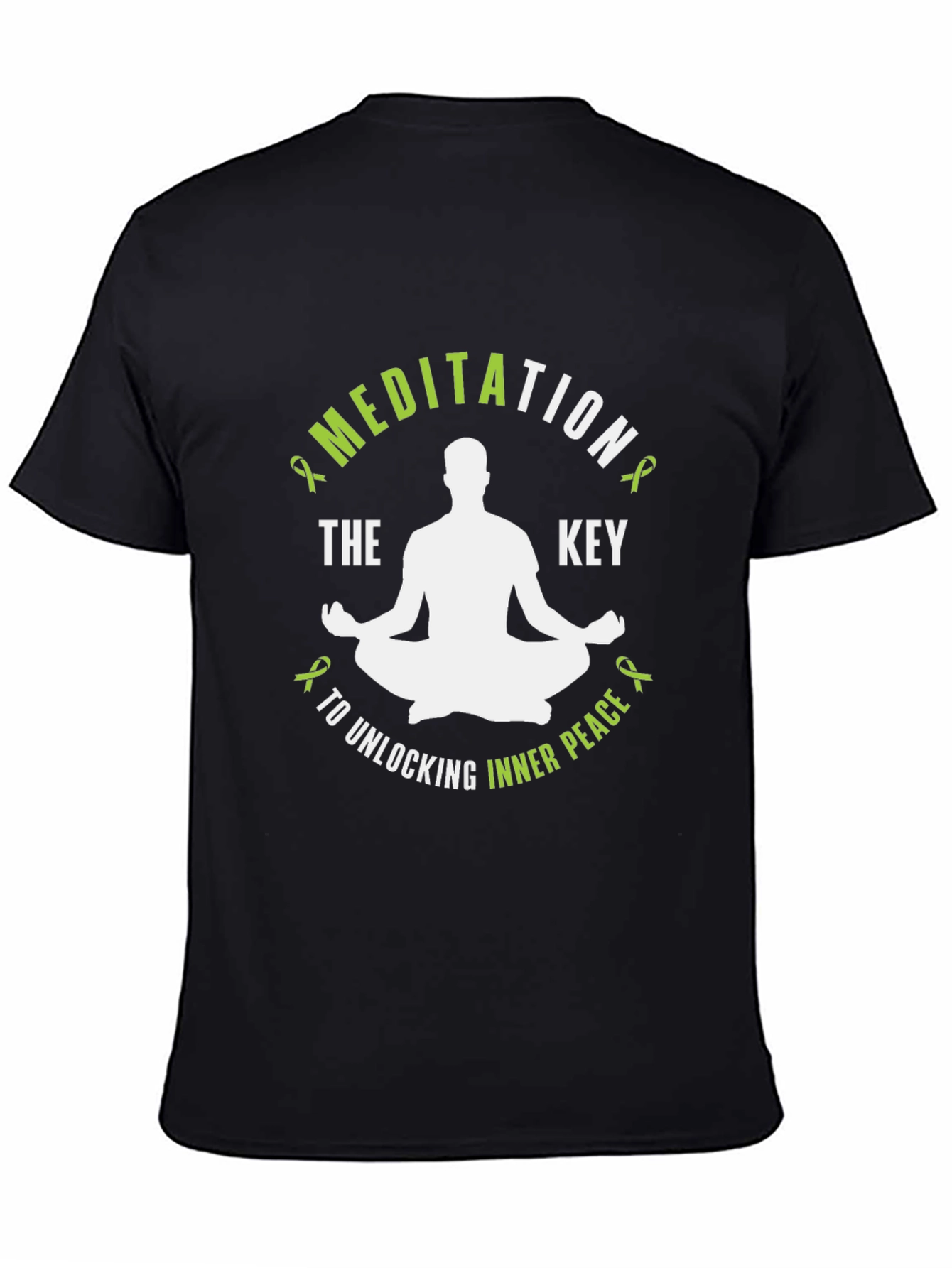 Meditation Key to Inner Peace Graphic T-Shirt