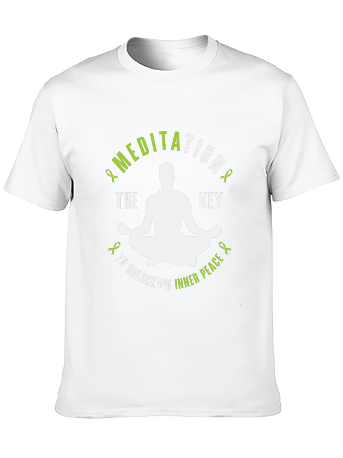 Meditation Key to Inner Peace Graphic T-Shirt