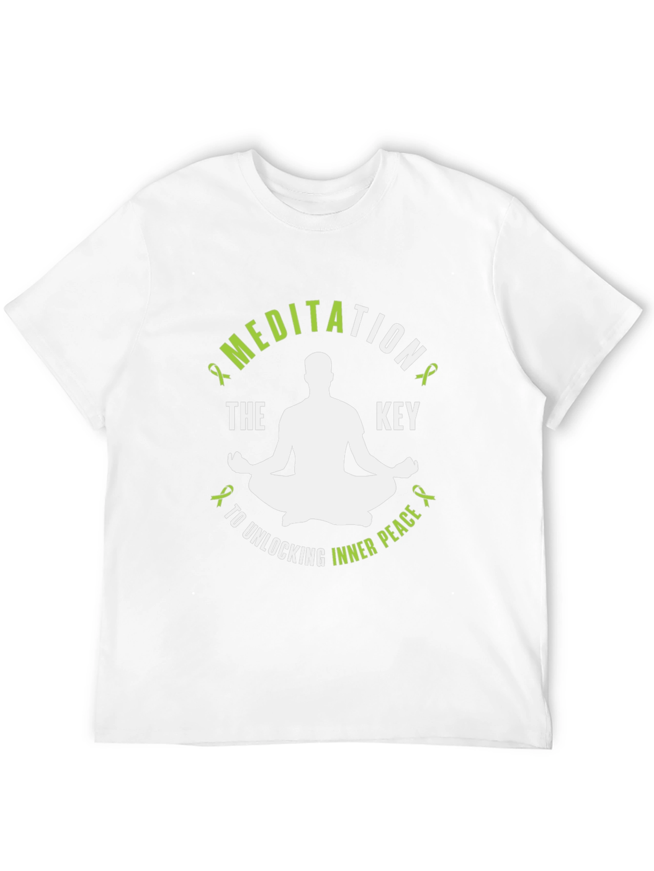 Meditation Key to Inner Peace Graphic T-Shirt