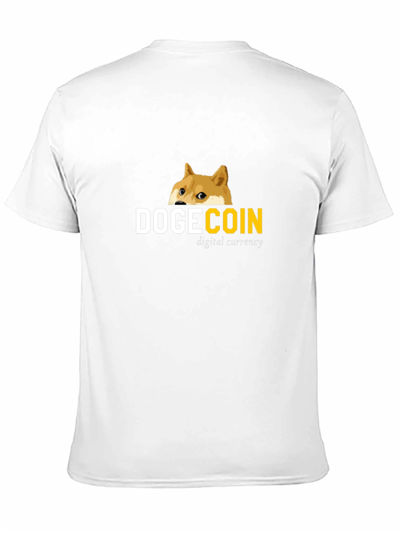 Dogecoin Digital Currency Black T-Shirt