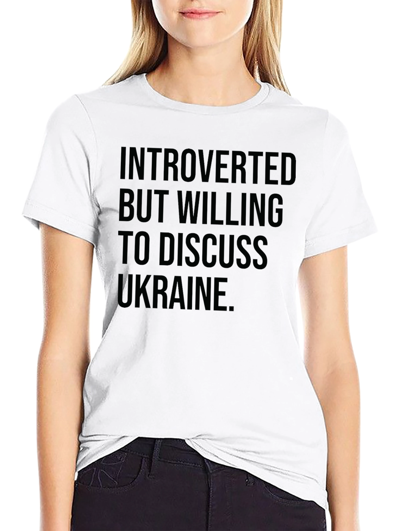 Introverted Ukraine Discussion T-Shirt