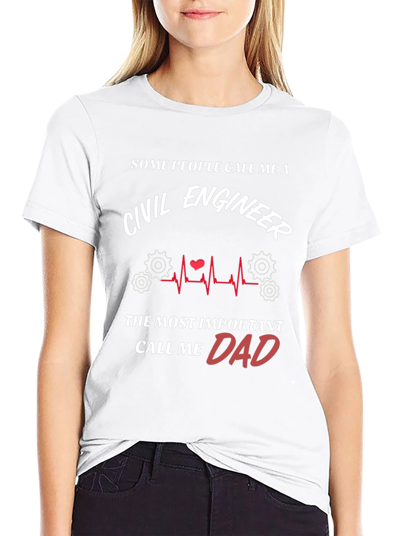 Civil Engineer Dad Graphic T-Shirt
