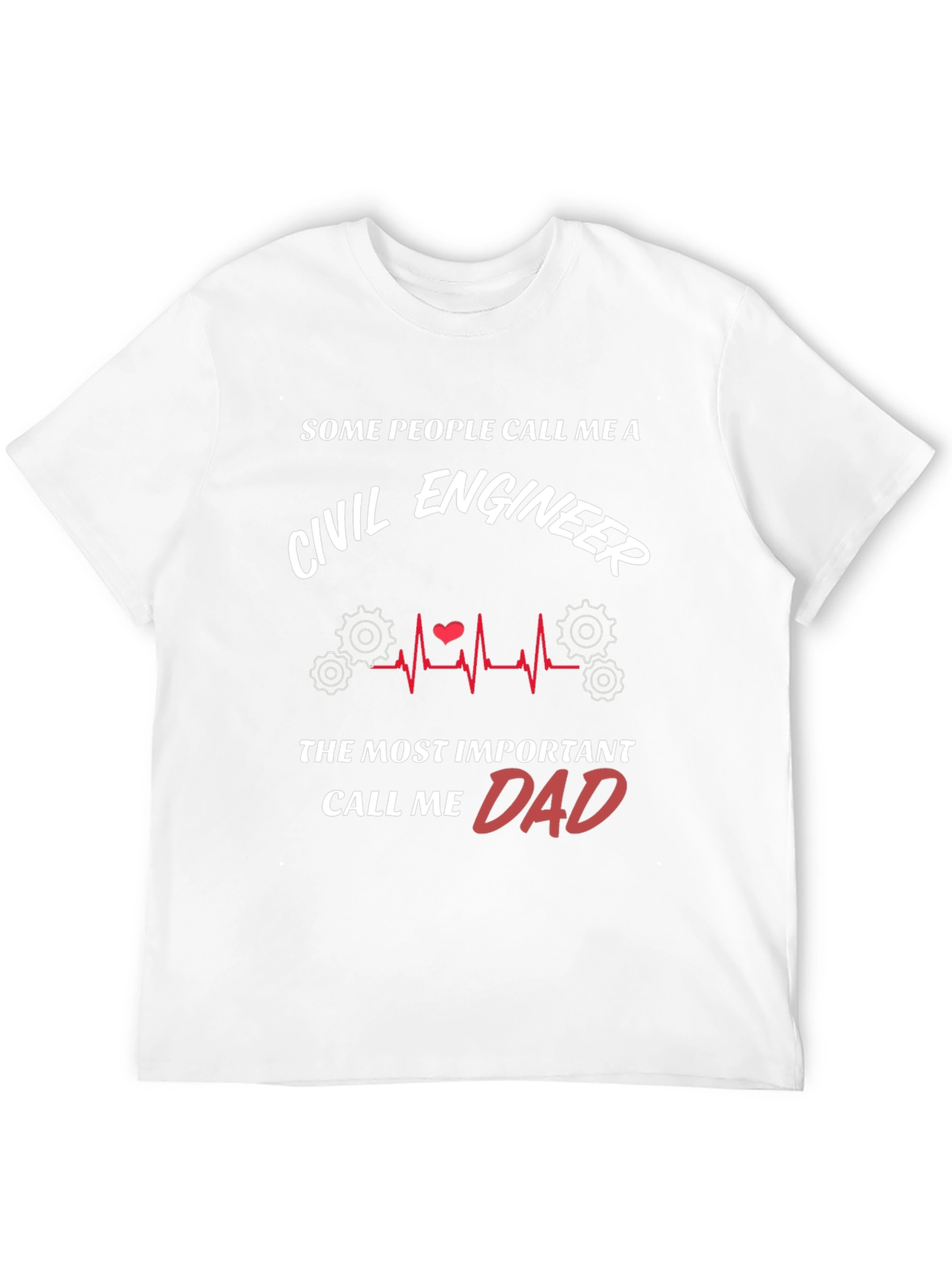 Civil Engineer Dad Graphic T-Shirt