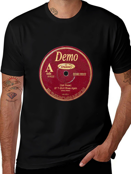 Retro Vinyl Record Graphic T-Shirt