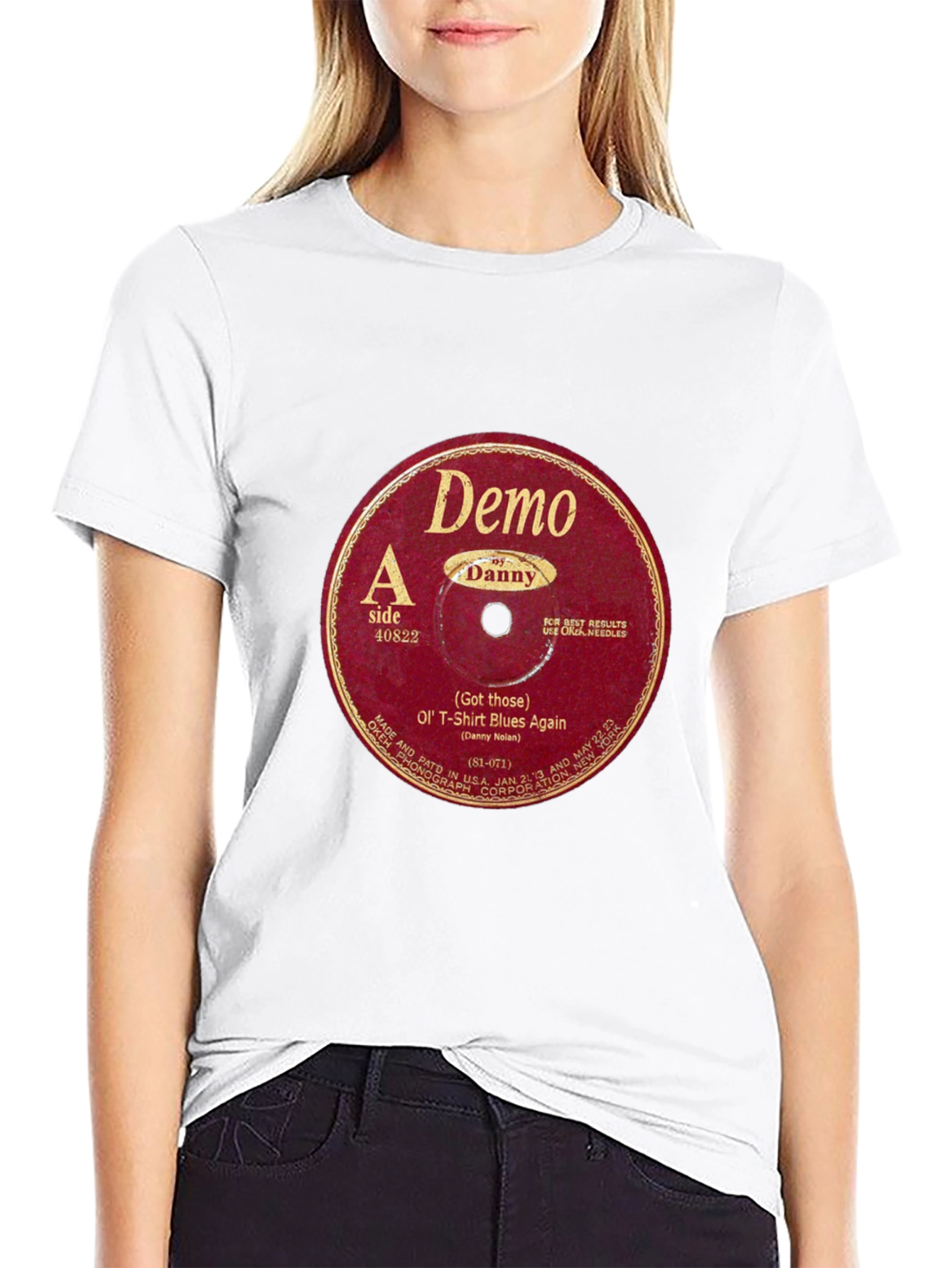 Retro Vinyl Record Graphic T-Shirt