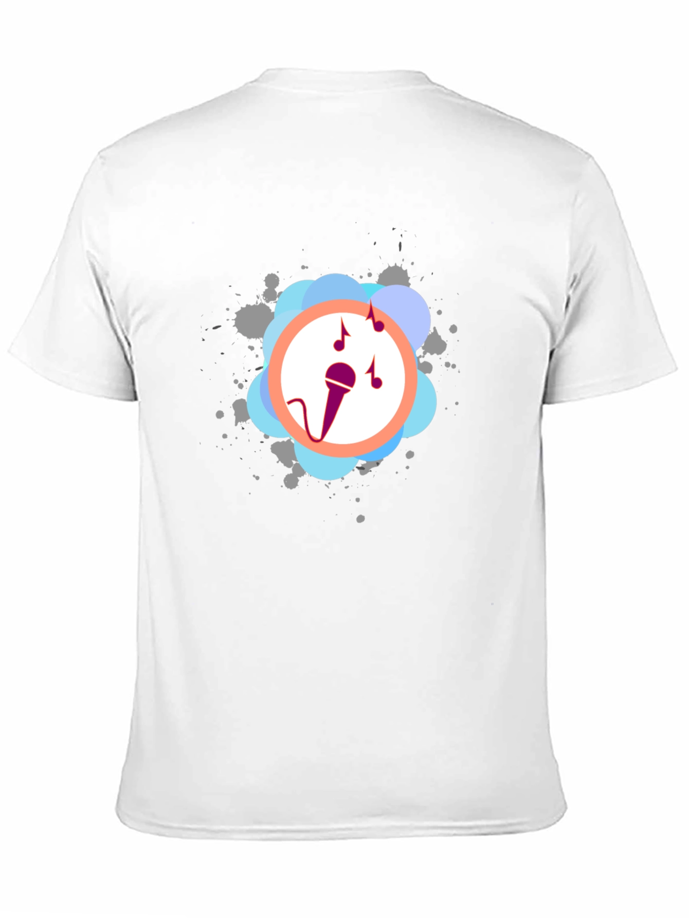 Music Lover Tee - Stylish Microphone Graphic T-Shirt