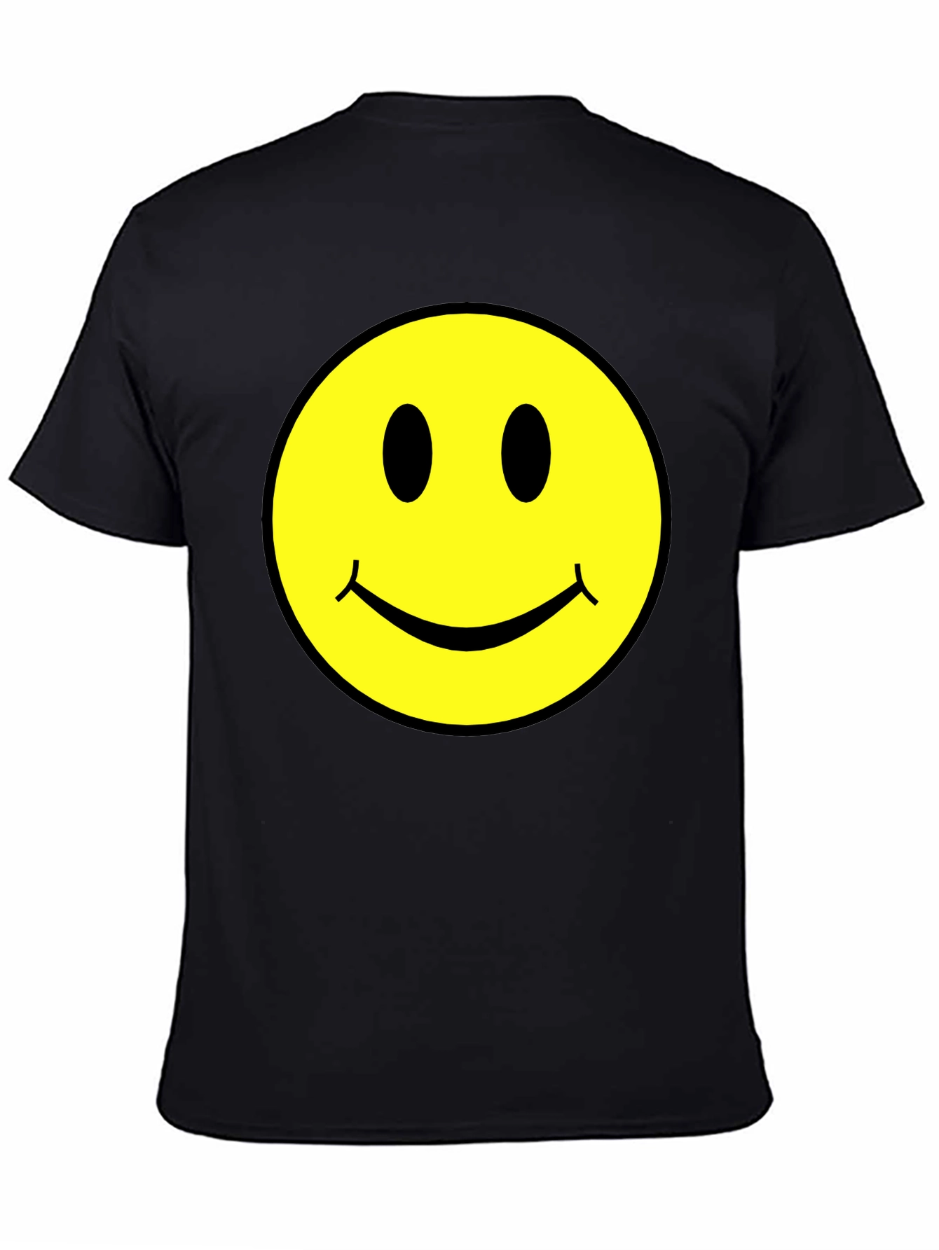 Smiley Face Graphic Tee - Classic Retro Design