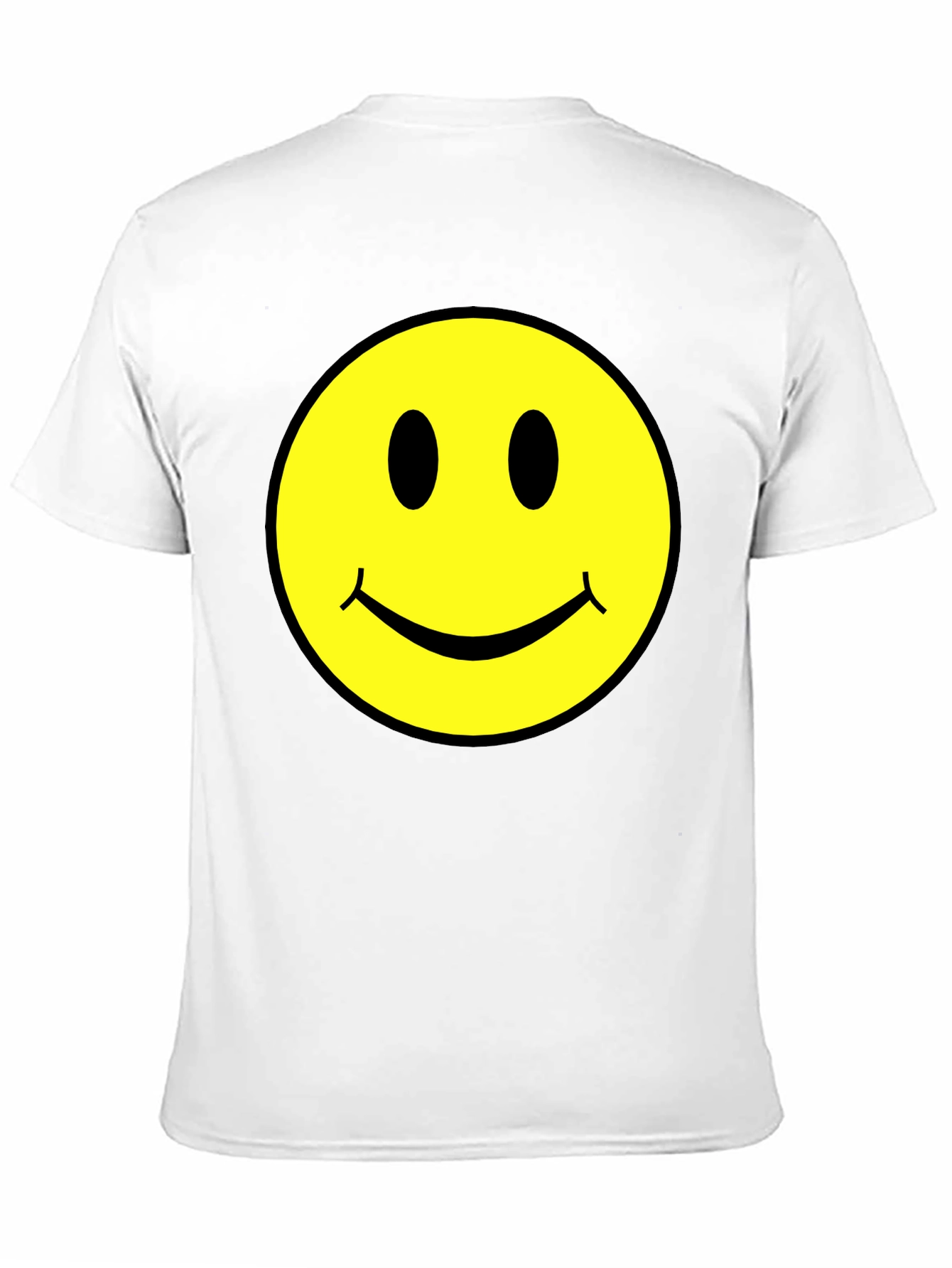 Smiley Face Graphic Tee - Classic Retro Design