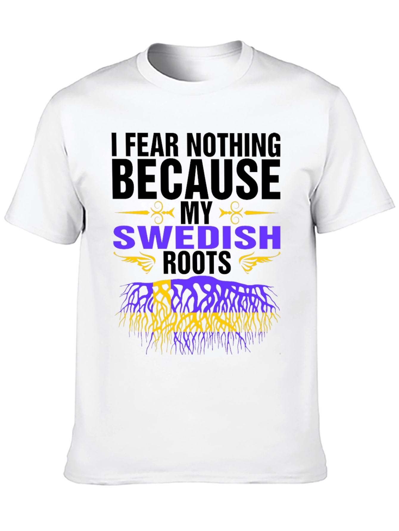 Swedish Roots Graphic T-Shirt - I Fear Nothing