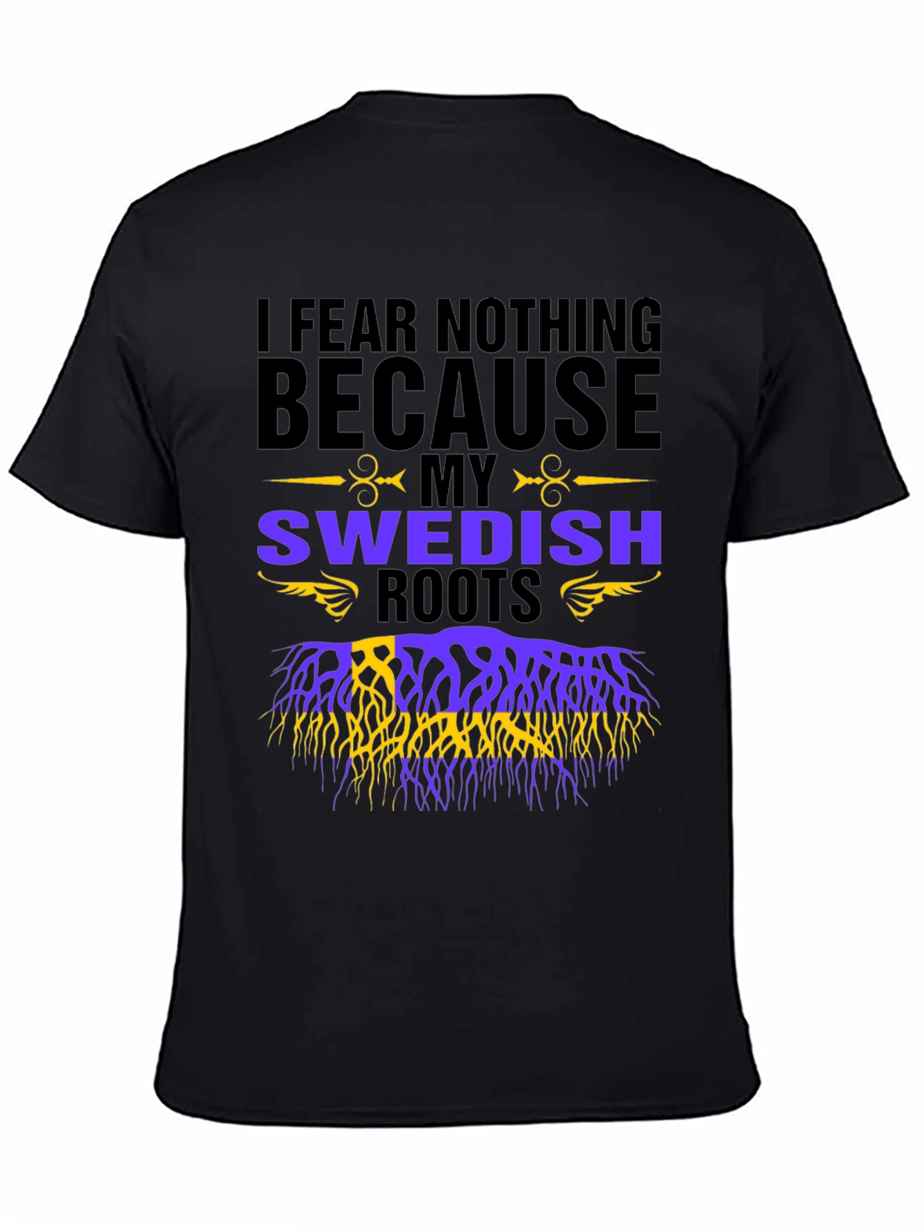 Swedish Roots Graphic T-Shirt - I Fear Nothing