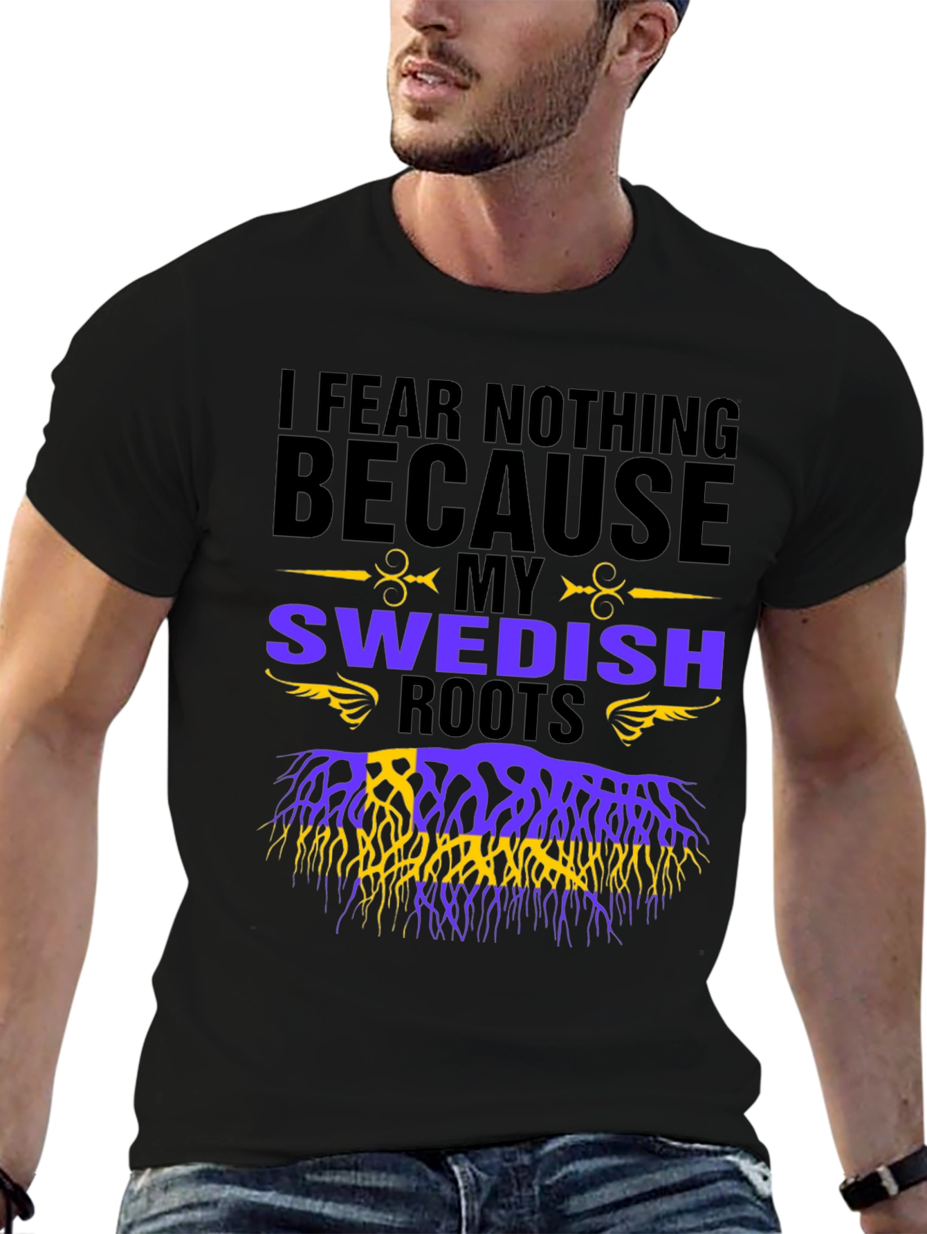 Swedish Roots Graphic T-Shirt - I Fear Nothing
