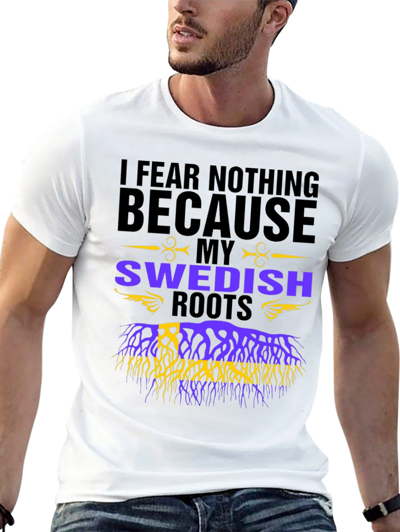 Swedish Roots Graphic T-Shirt - I Fear Nothing