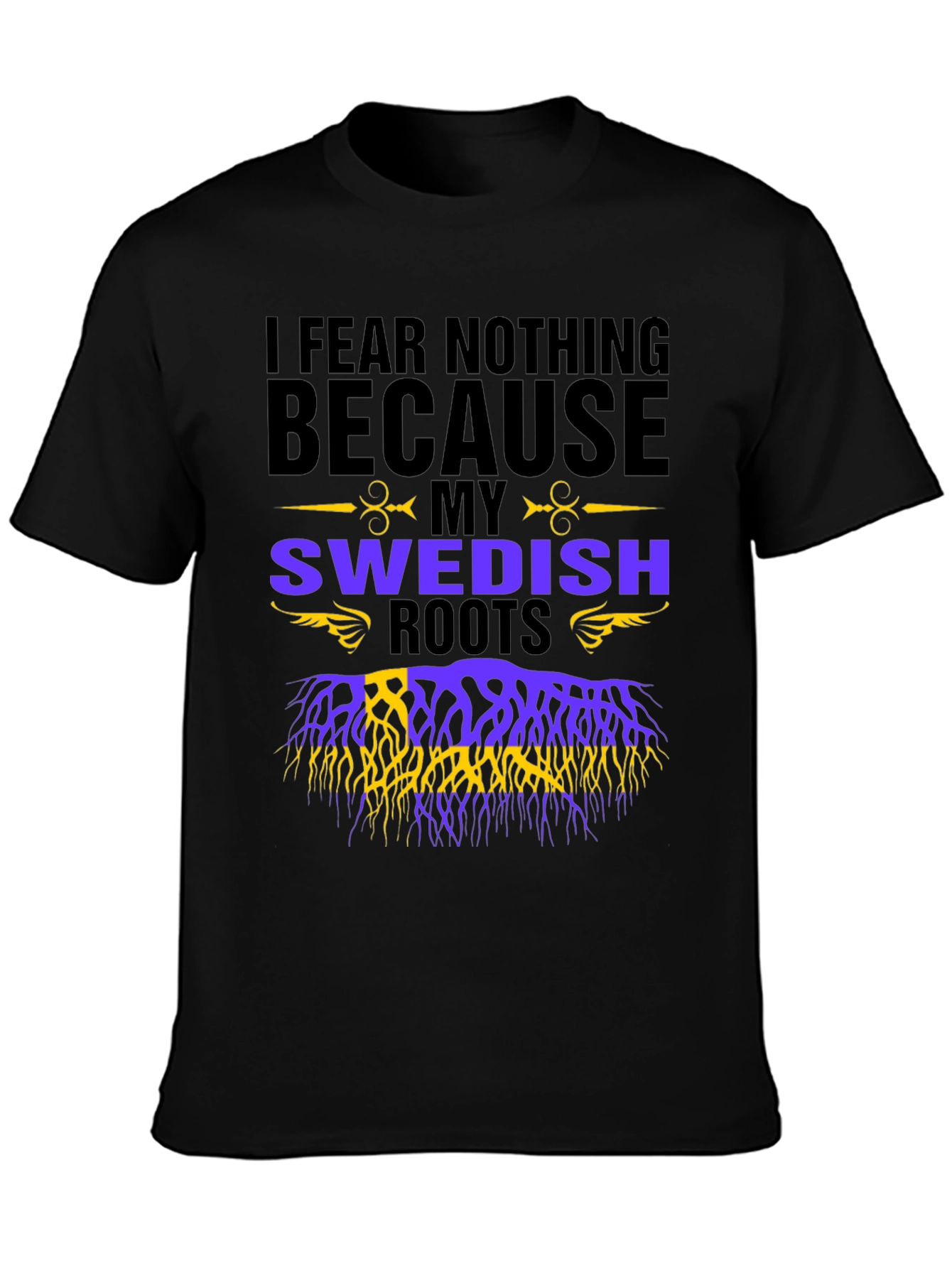 Swedish Roots Graphic T-Shirt - I Fear Nothing