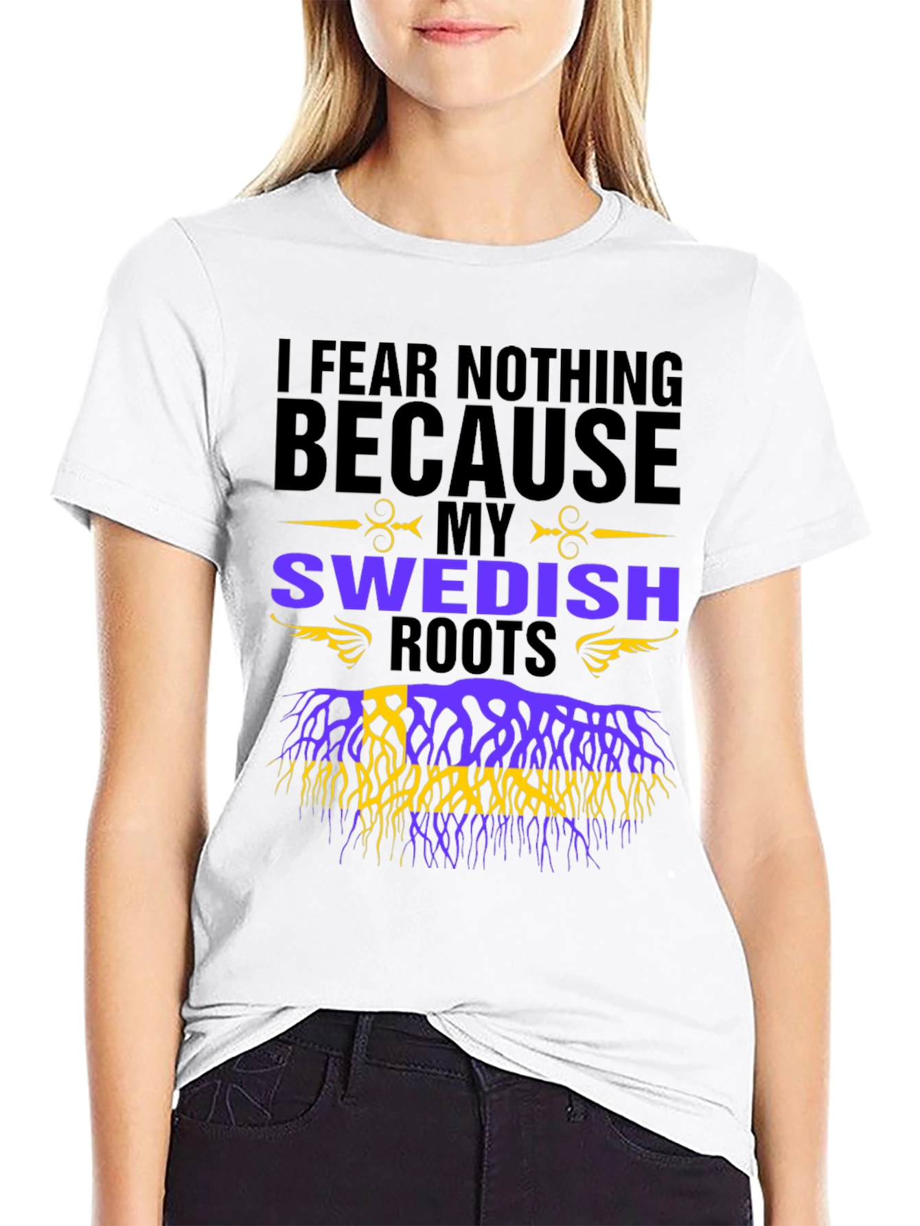 Swedish Roots Graphic T-Shirt - I Fear Nothing