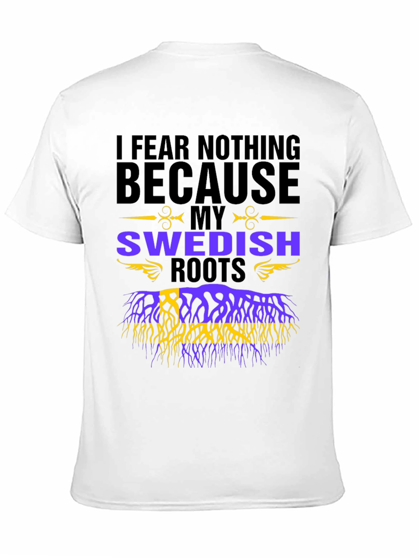 Swedish Roots Graphic T-Shirt - I Fear Nothing