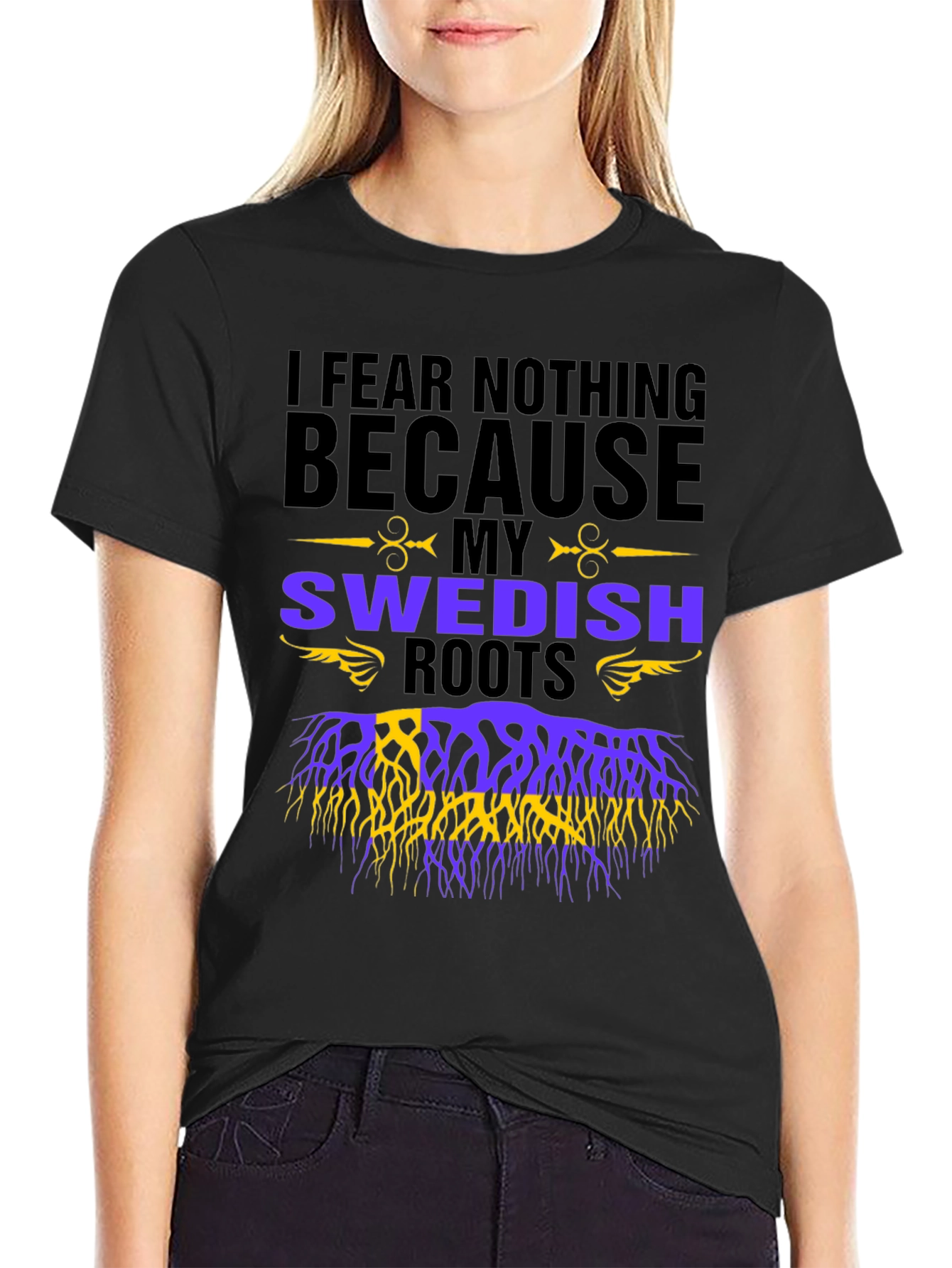 Swedish Roots Graphic T-Shirt - I Fear Nothing