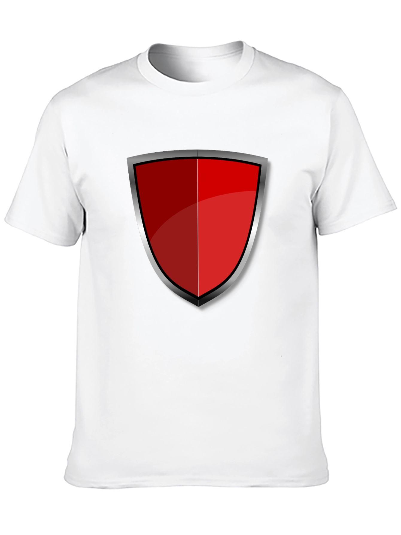 Red Shield Graphic Black T-Shirt