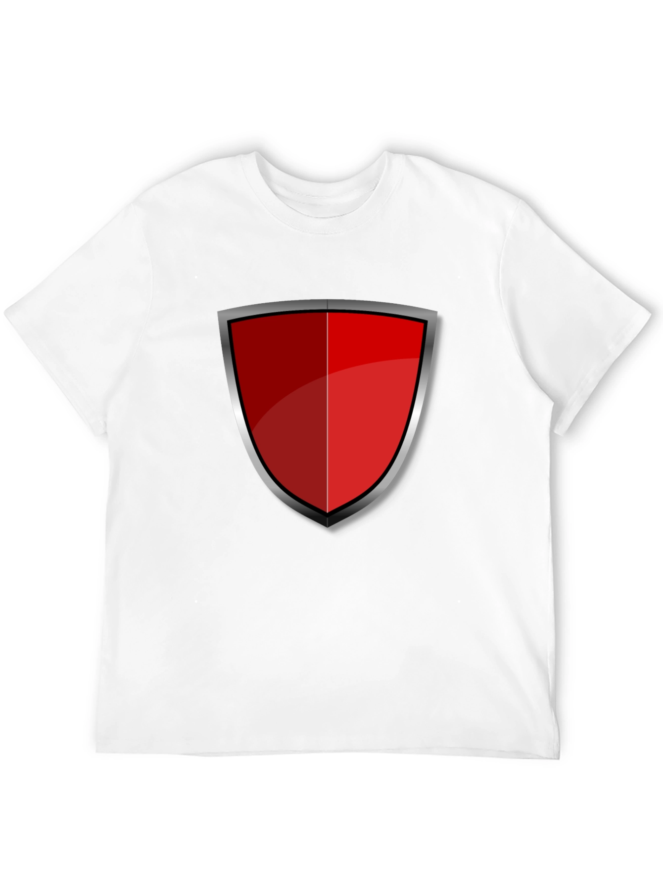 Red Shield Graphic Black T-Shirt