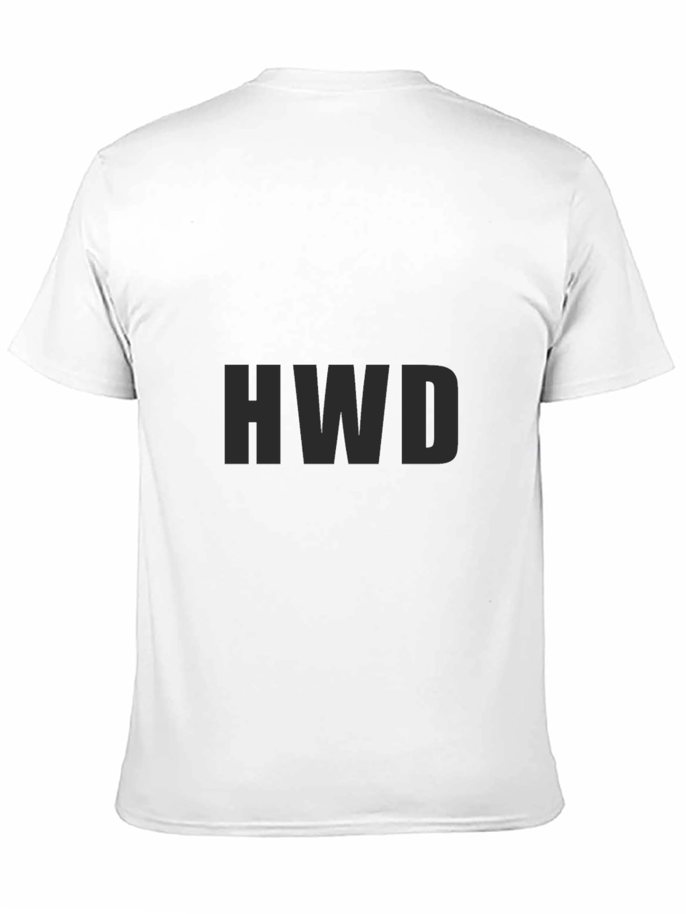 Mens Solid Black Crew Neck Tee - Casual Style