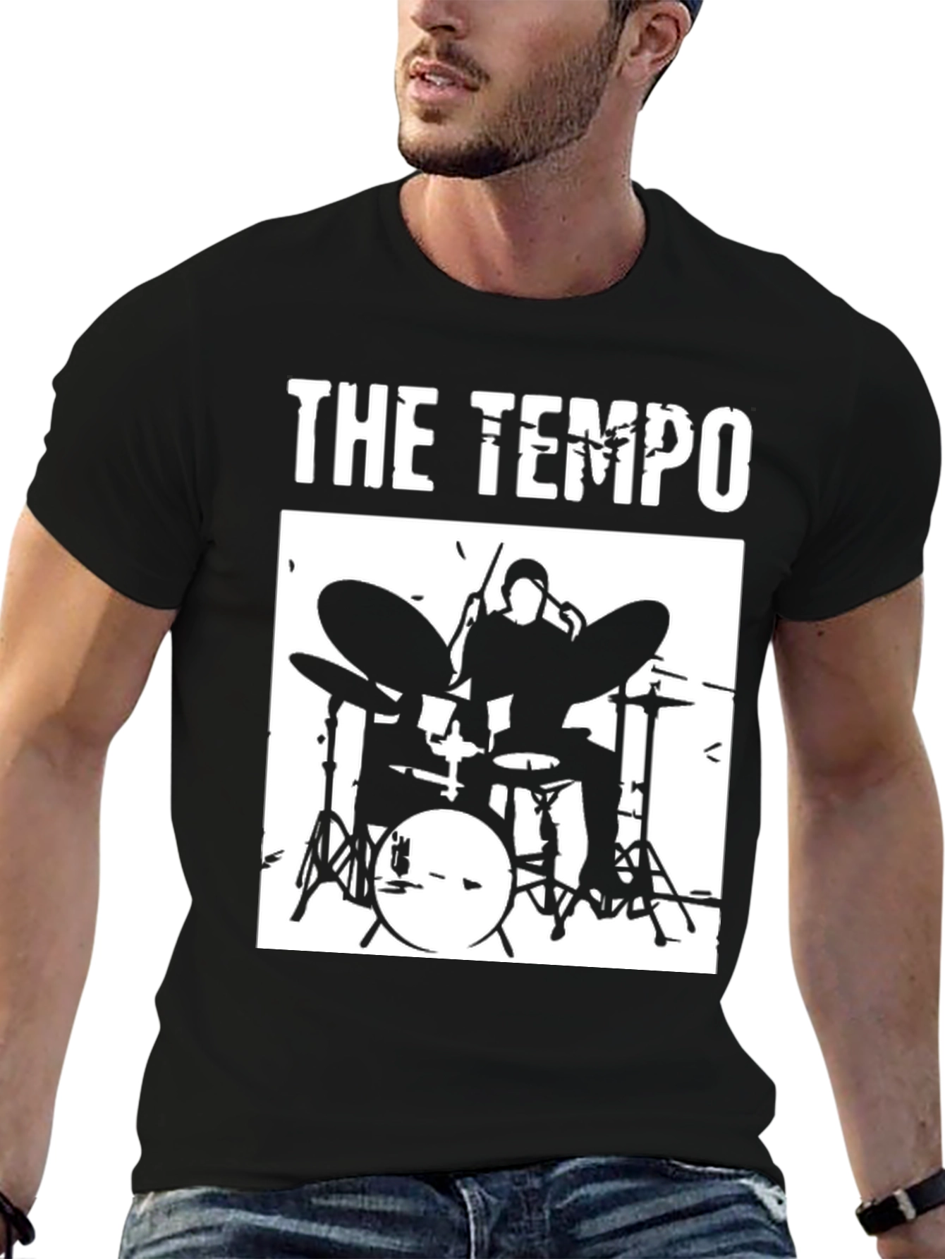 The Tempo Drummer T-Shirt - Music Lover Tee