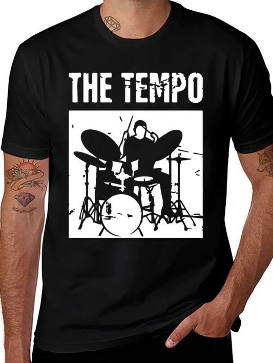 The Tempo Drummer T-Shirt - Music Lover Tee