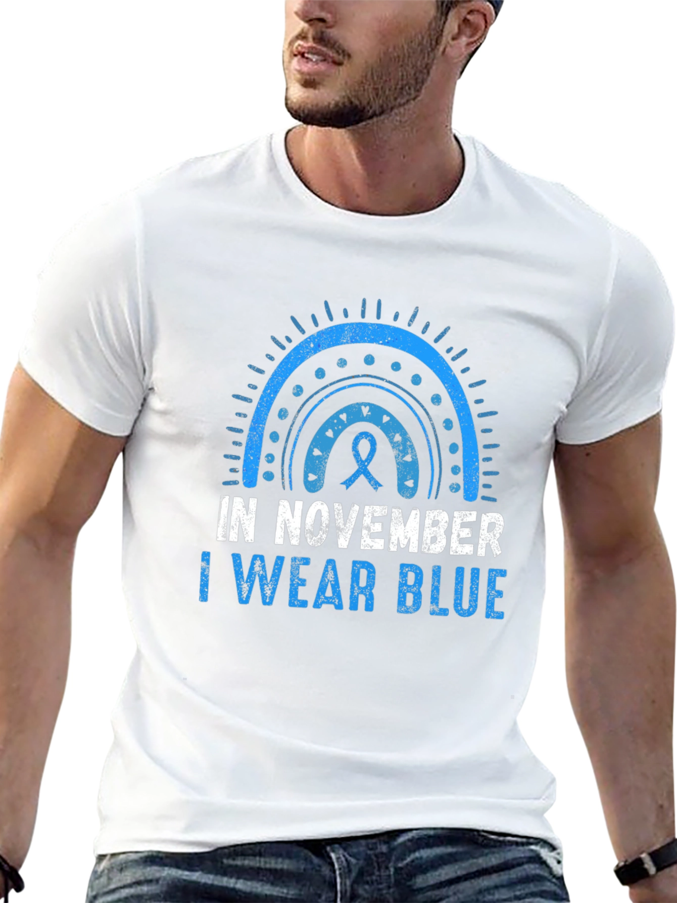 November Blue Ribbon Awareness T-Shirt