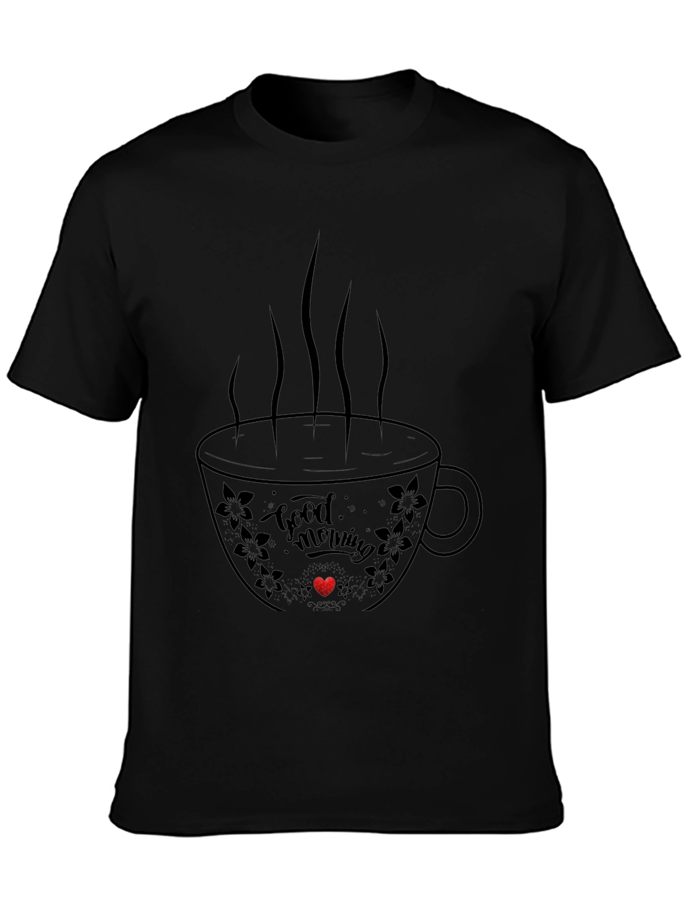 Good Morning Coffee Cup Graphic Tee
