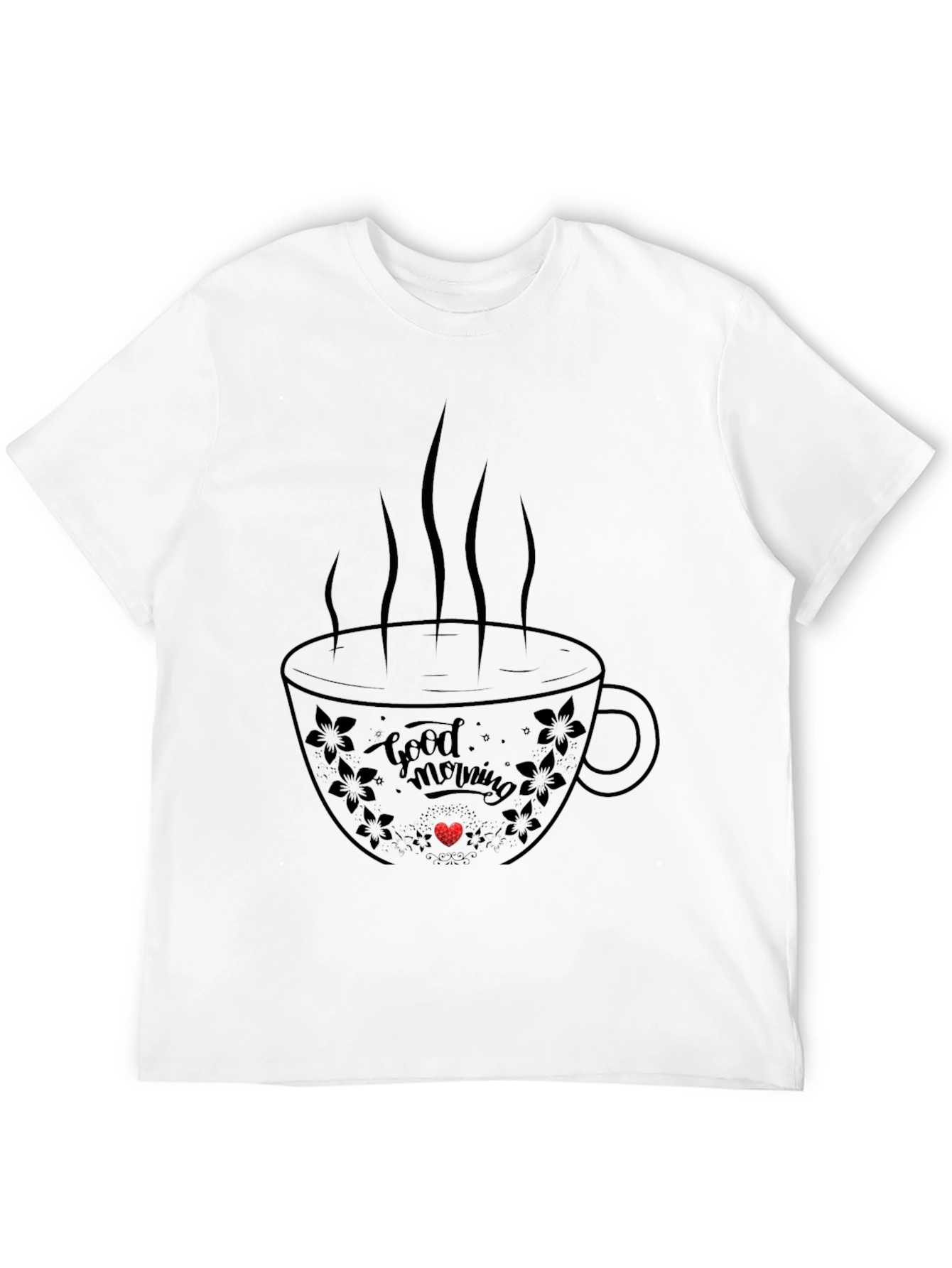 Good Morning Coffee Cup Graphic Tee