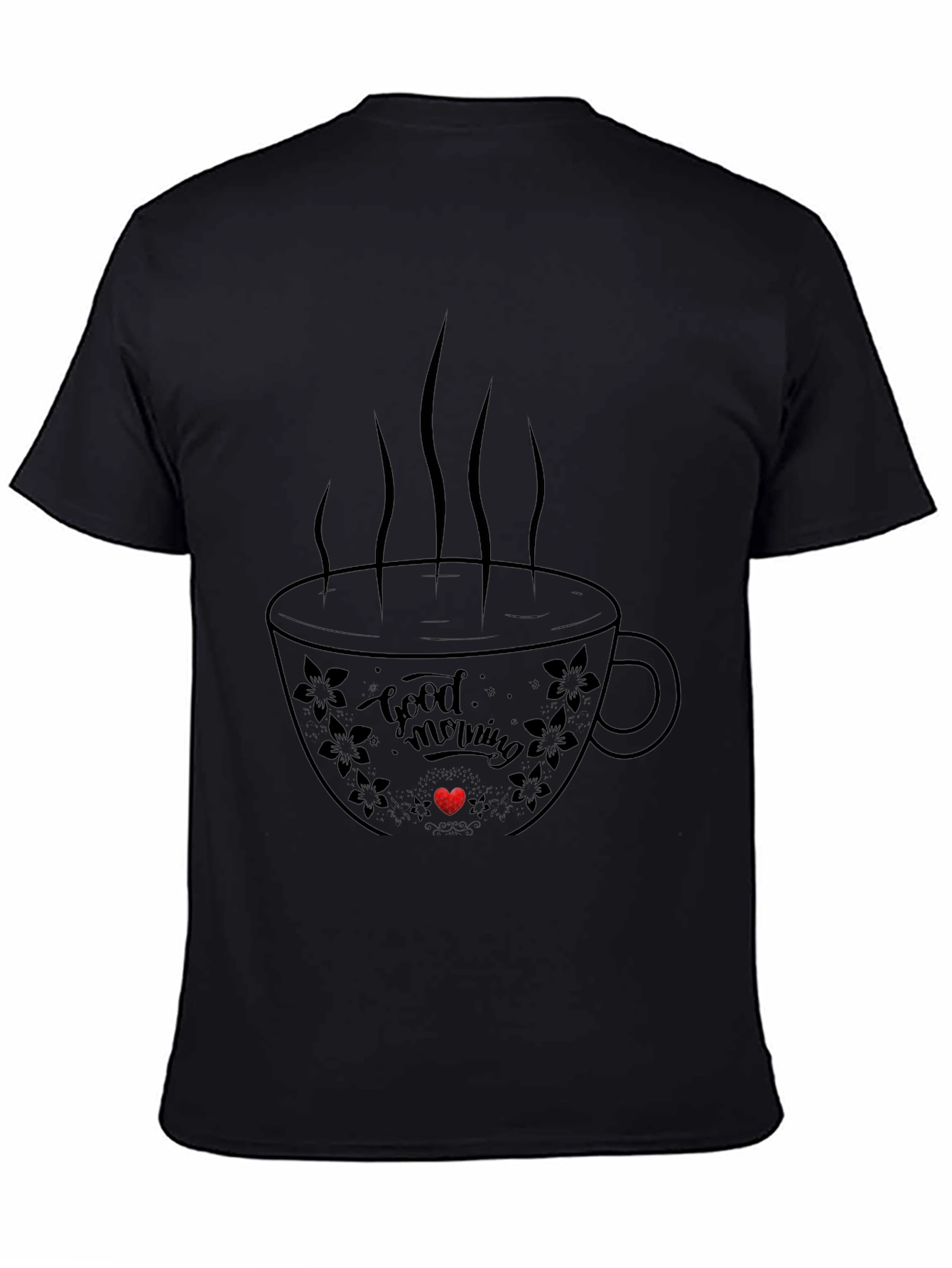 Good Morning Coffee Cup Graphic Tee