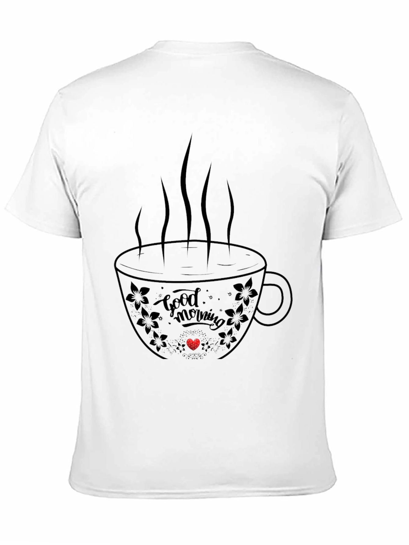 Good Morning Coffee Cup Graphic Tee