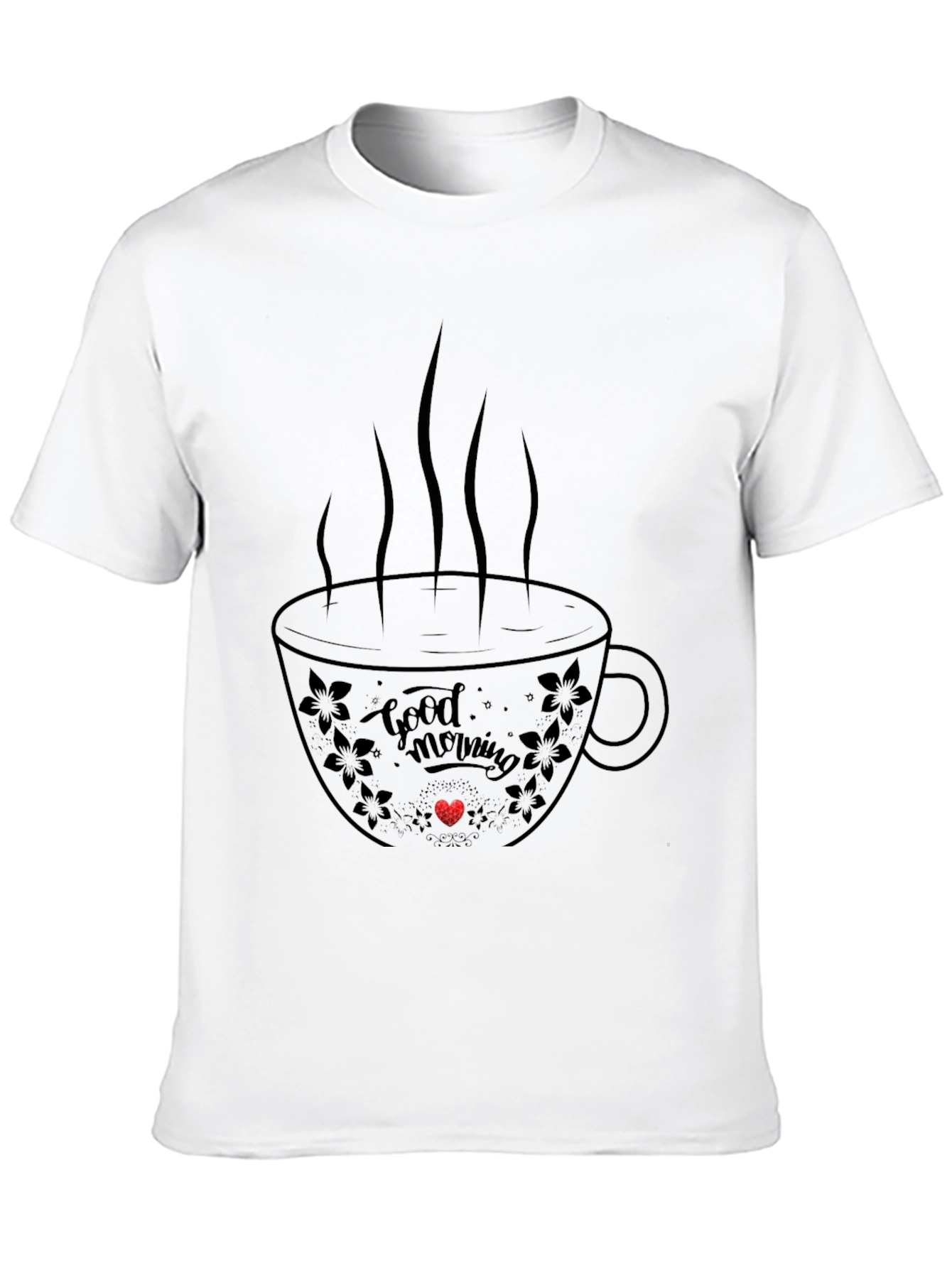 Good Morning Coffee Cup Graphic Tee