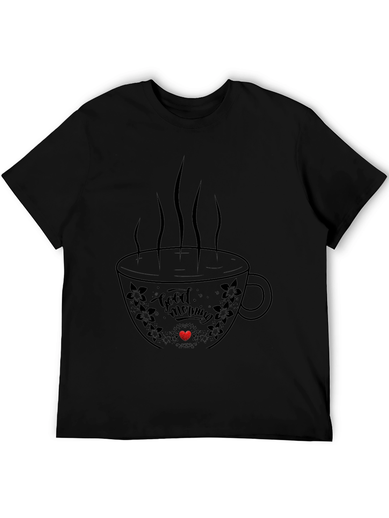 Good Morning Coffee Cup Graphic Tee