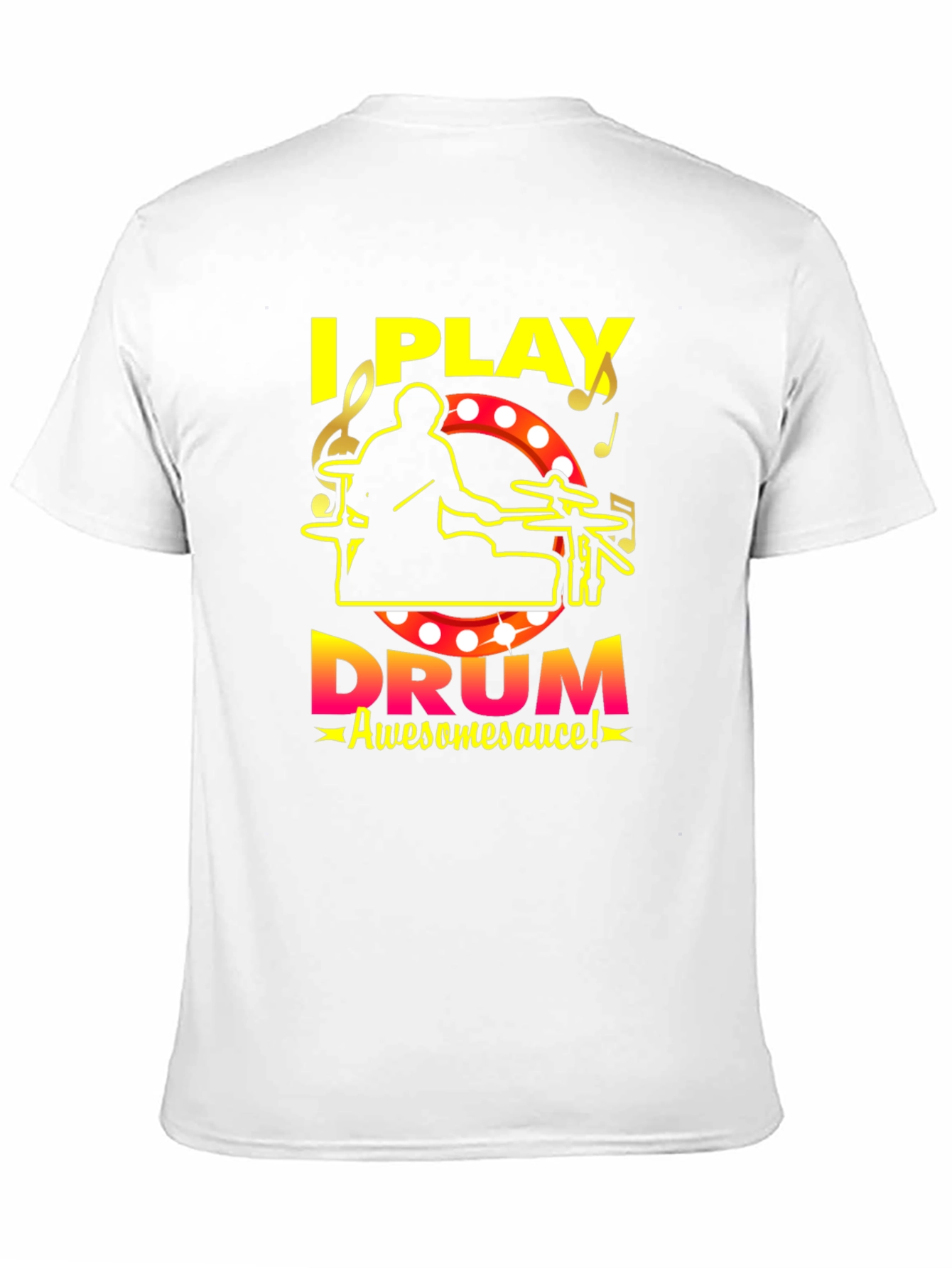 I Play Drum Awesomesauce Black T-Shirt