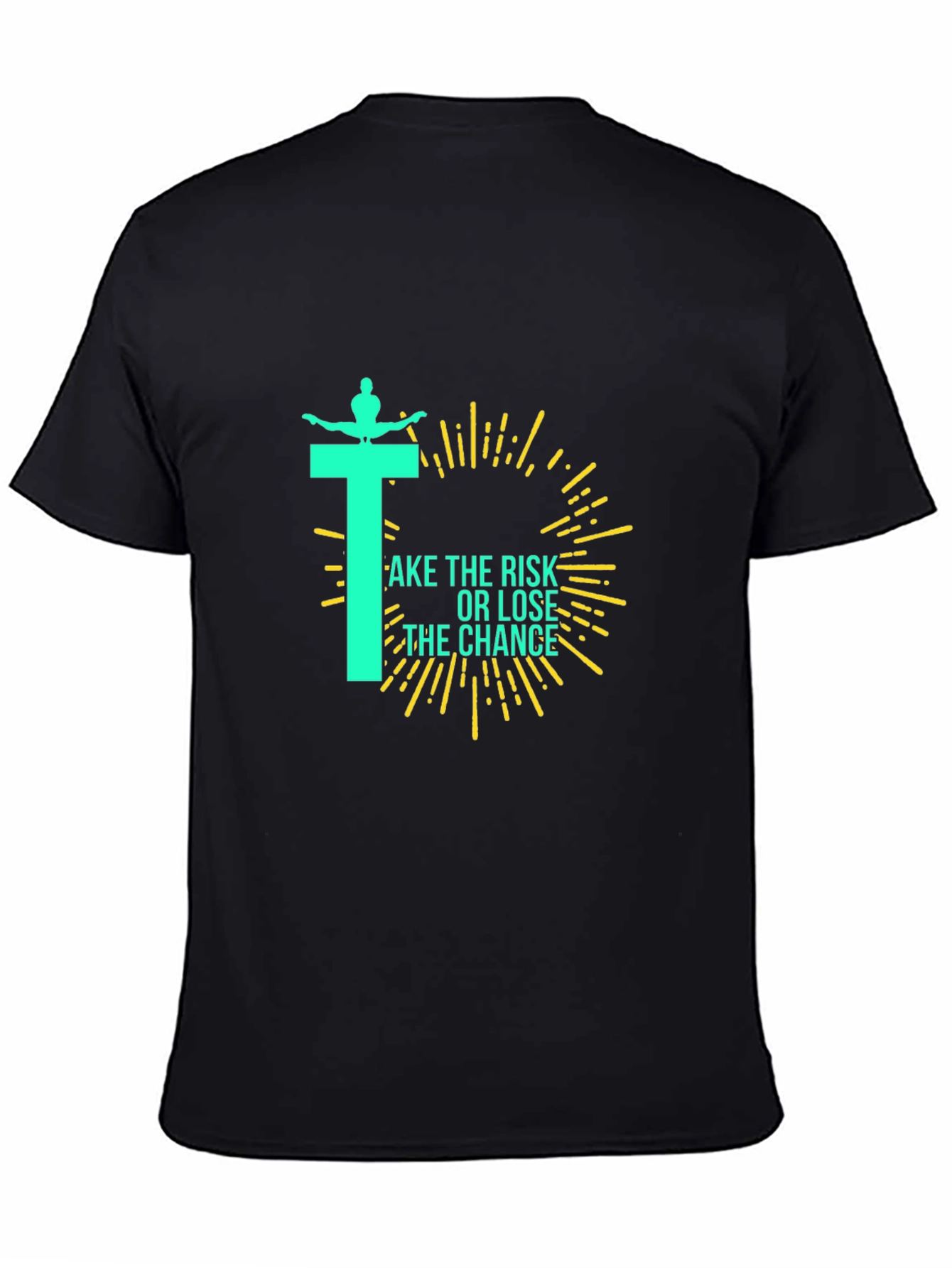 Take The Risk Graphic Tee - Black