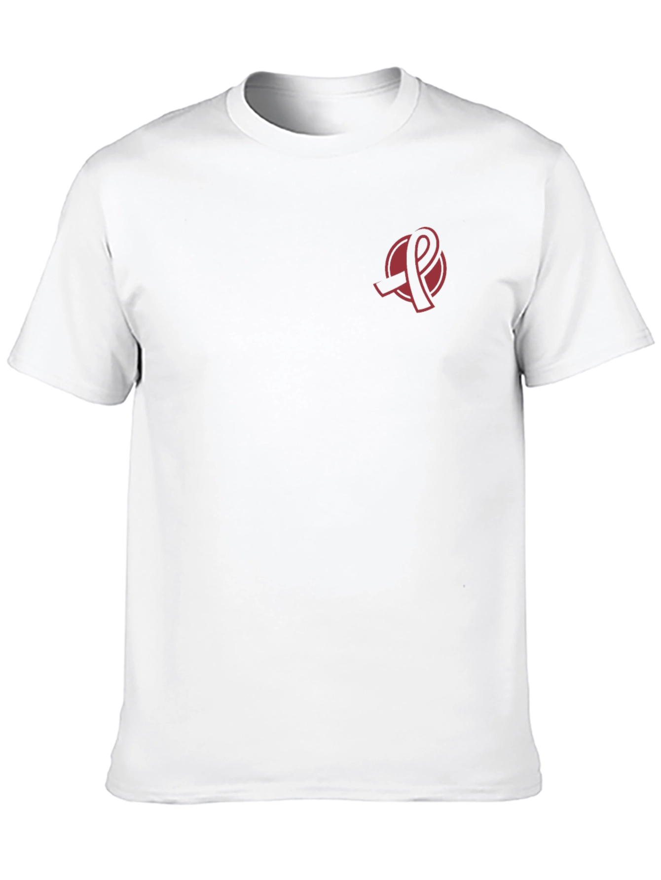 Black T-Shirt with Awareness Ribbon Logo