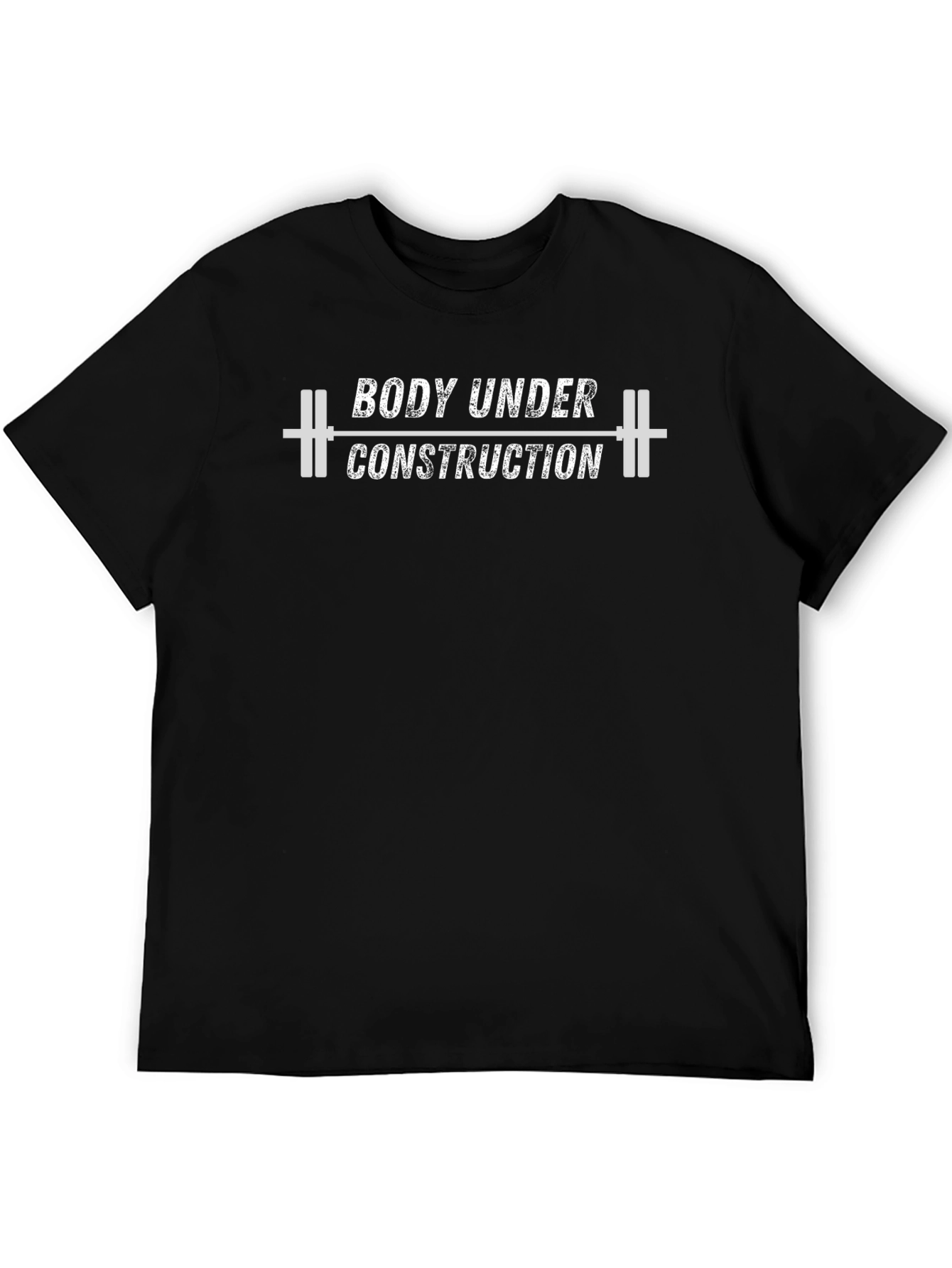 Body Under Construction Graphic Tee - Black
