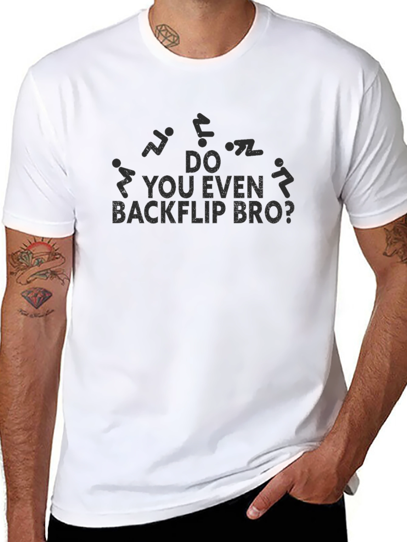 Do You Even Backflip Bro? Graphic T-Shirt