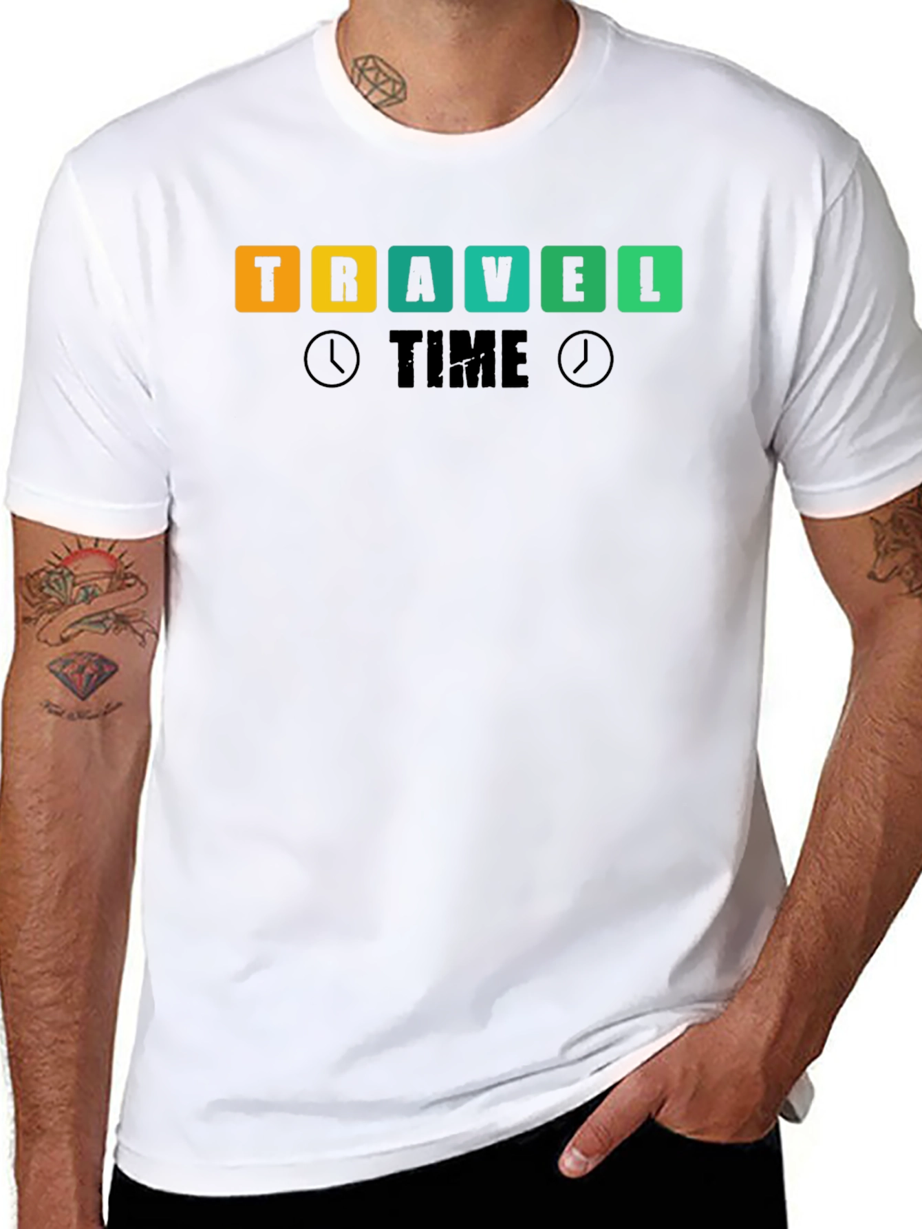 Travel Time Graphic T-Shirt