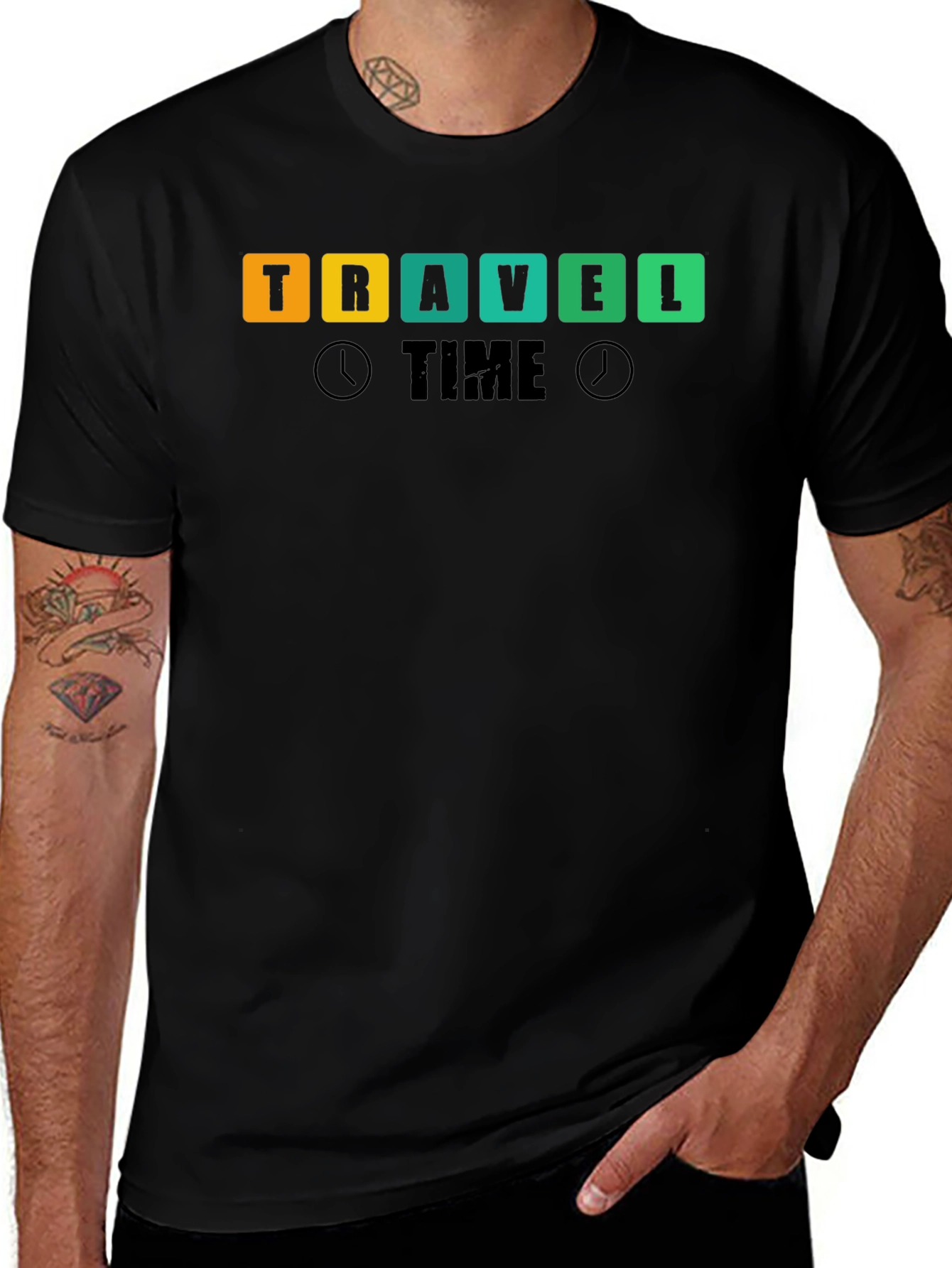 Travel Time Graphic T-Shirt