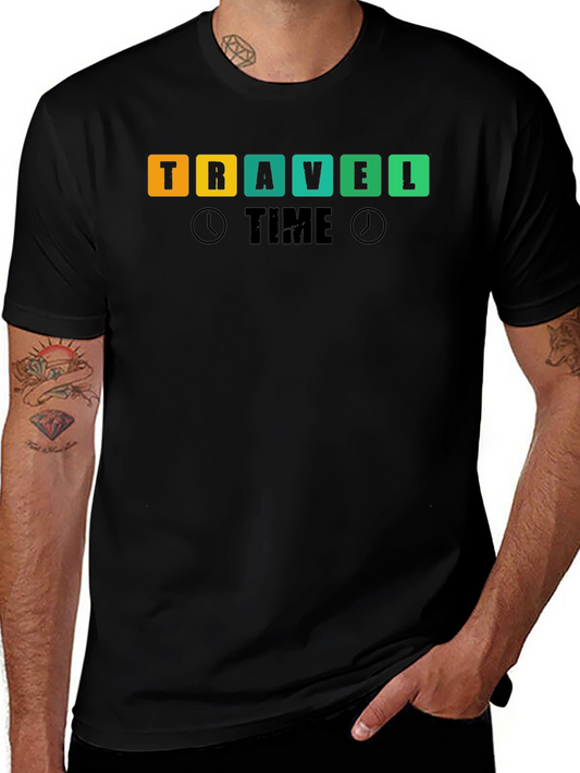 Travel Time Graphic T-Shirt