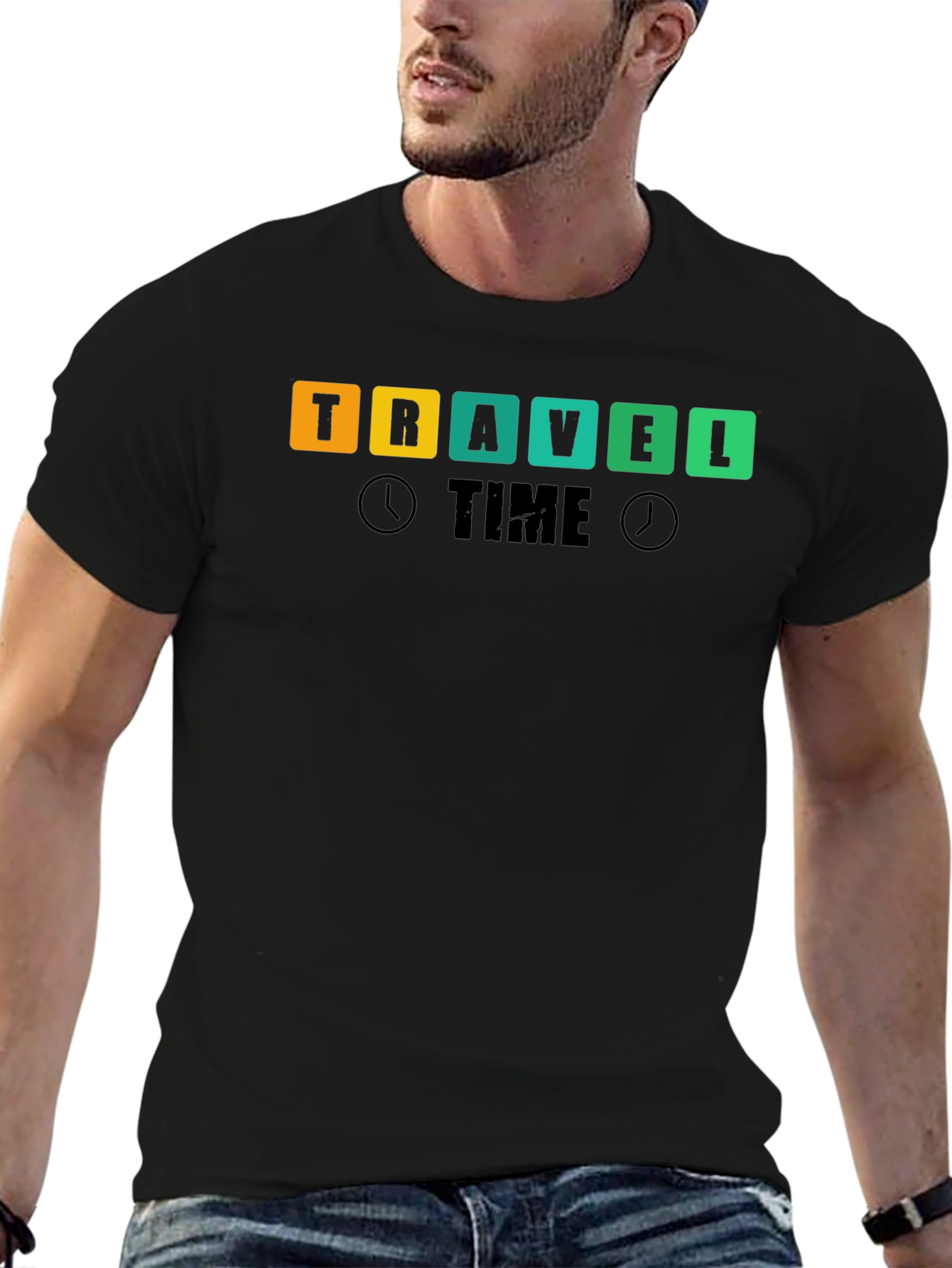 Travel Time Graphic T-Shirt