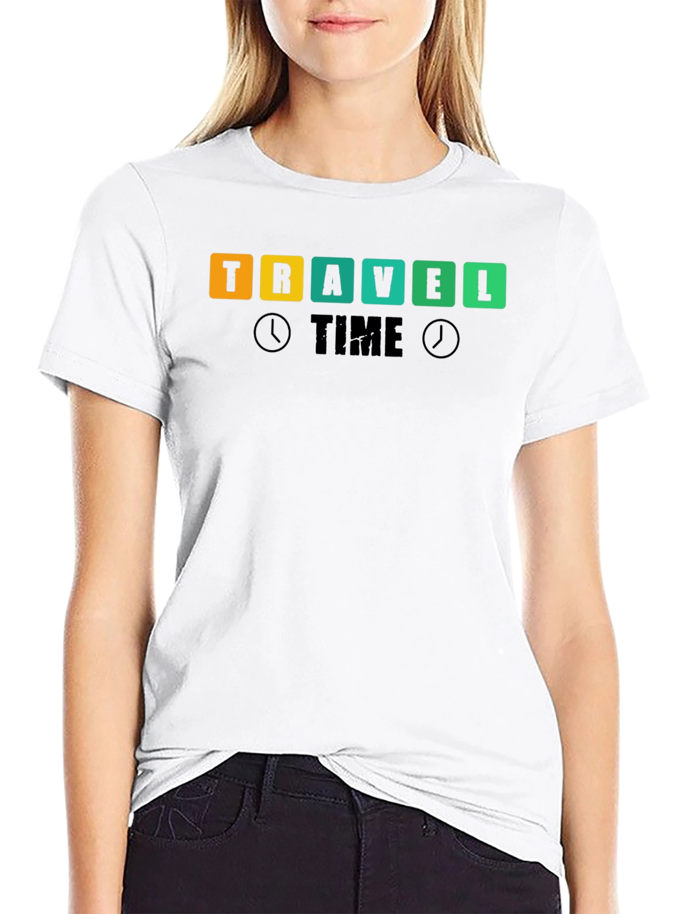 Travel Time Graphic T-Shirt