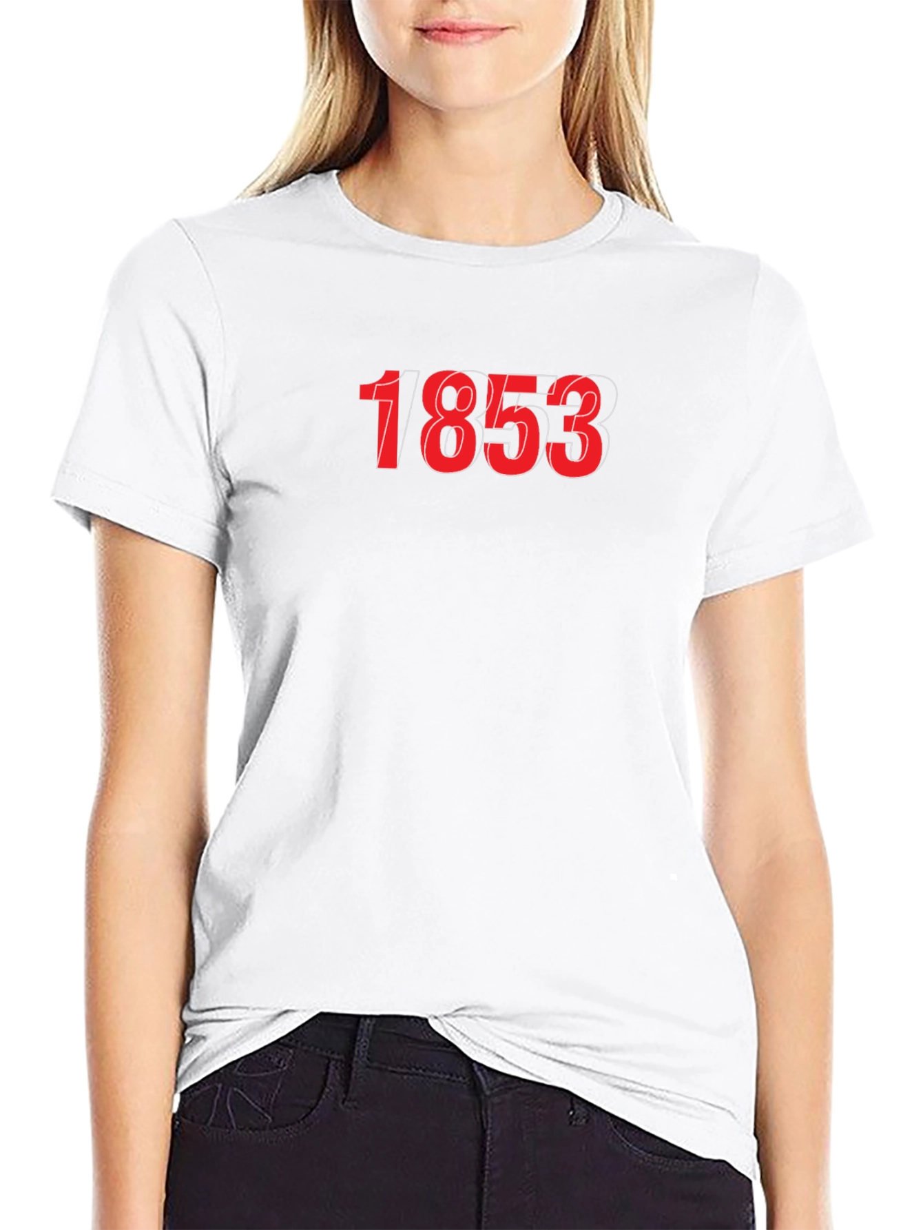 1853 Graphic Tee - Bold Number Design