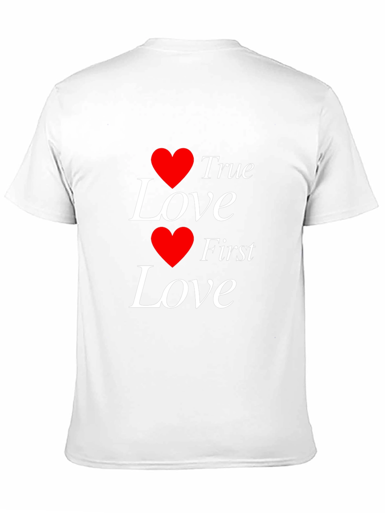 True Love First Love Heart Graphic T-Shirt