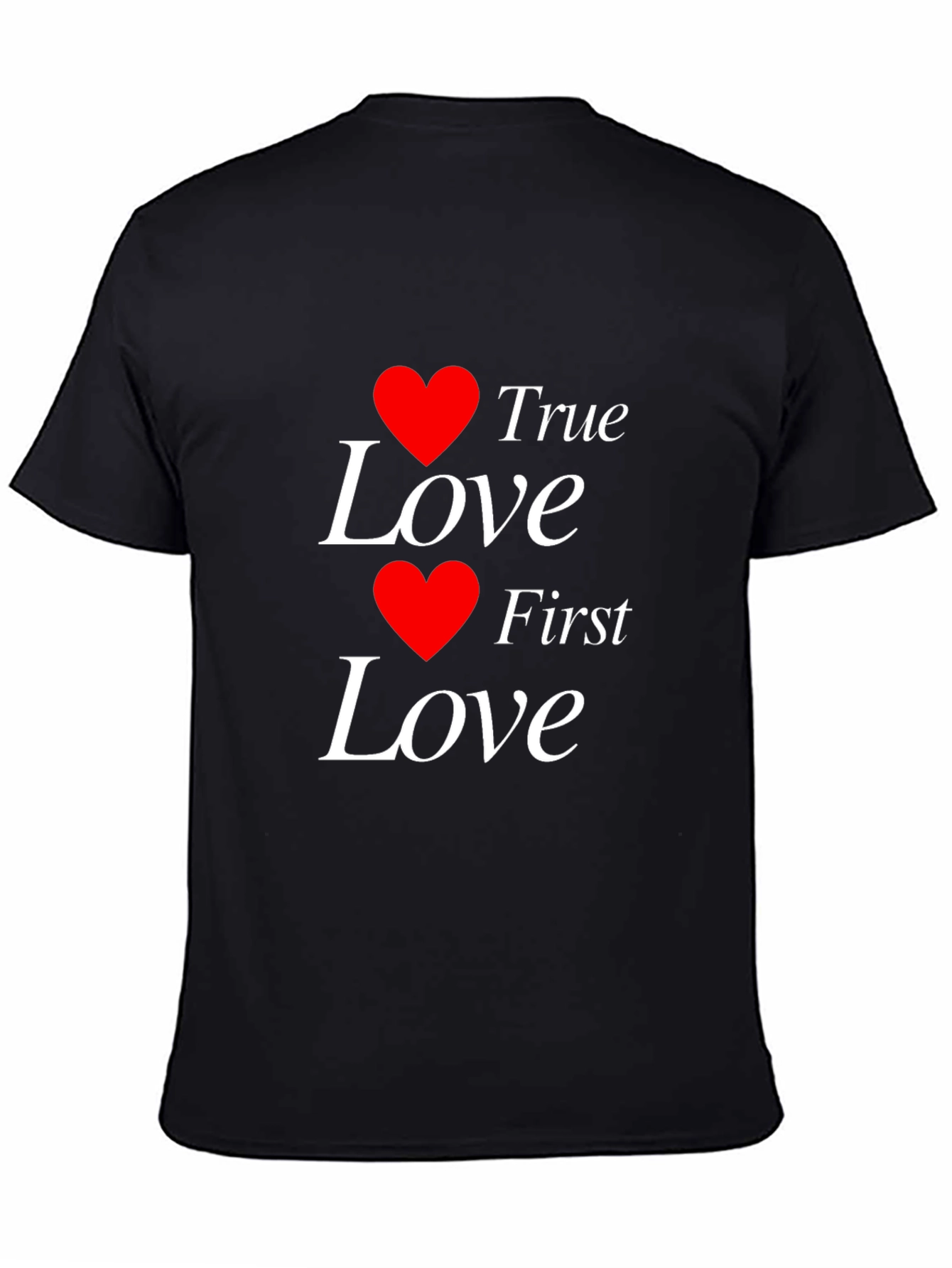 True Love First Love Heart Graphic T-Shirt