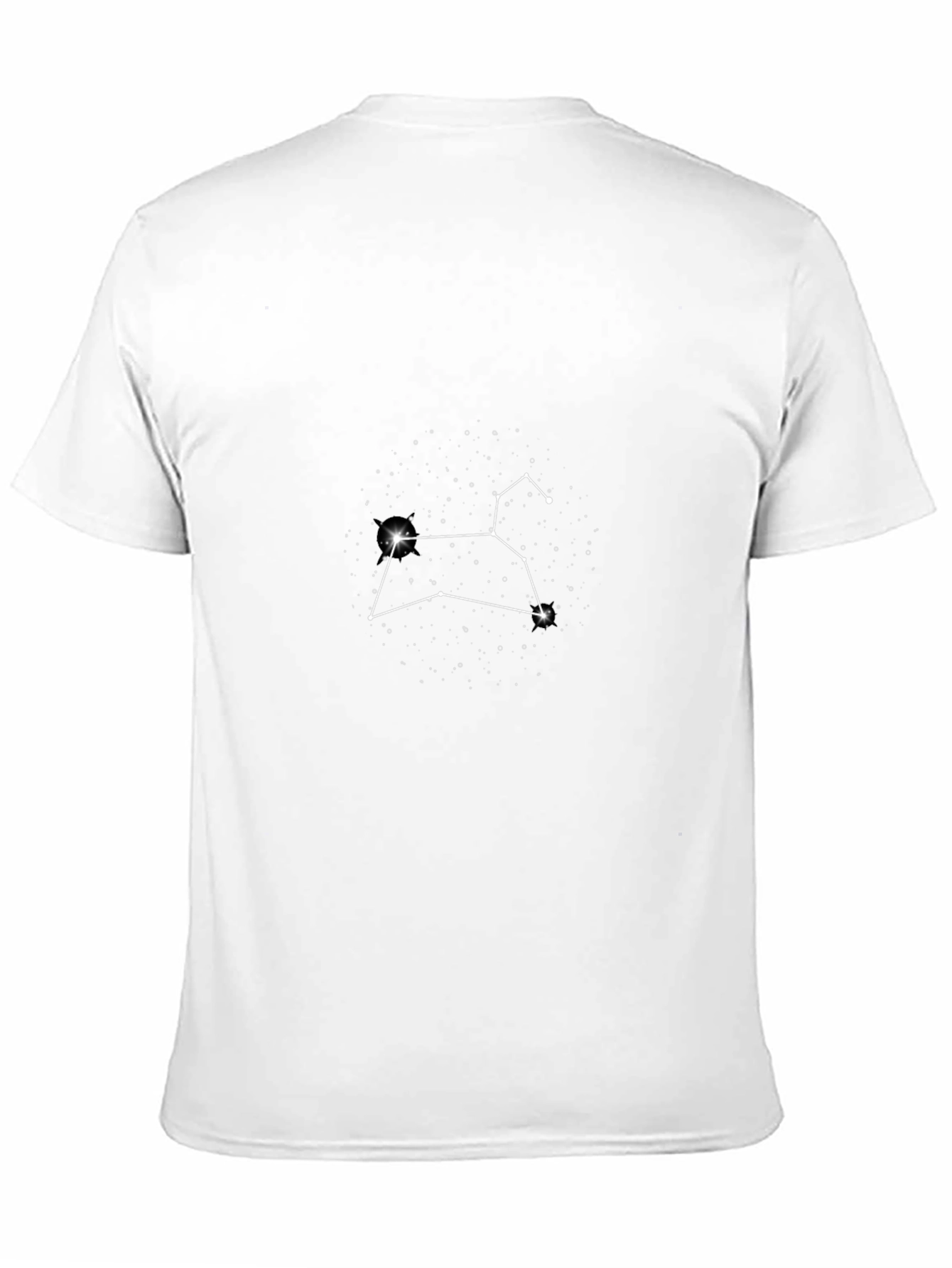 Leo Constellation T-Shirt - Black
