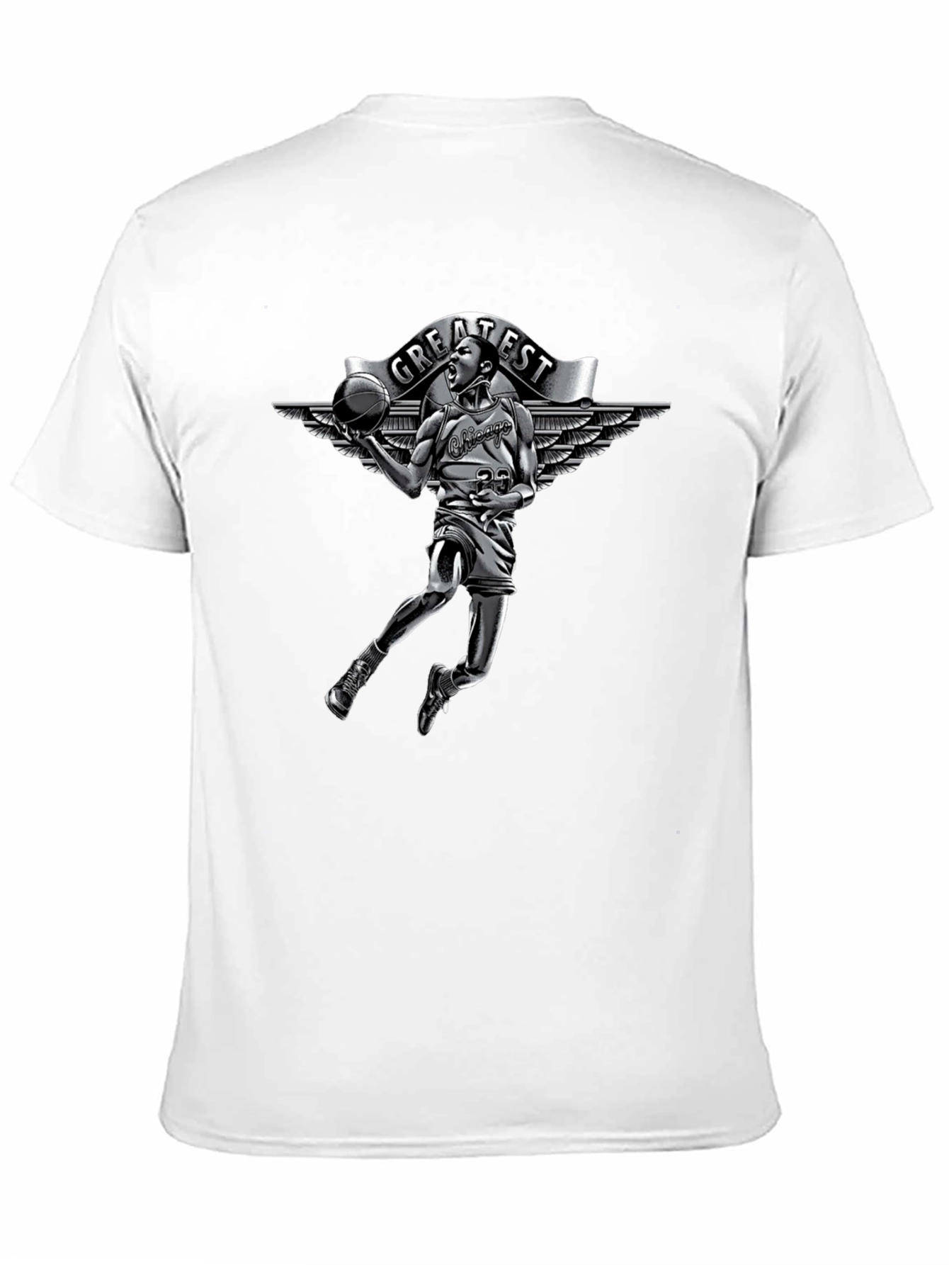 Greatest Basketball Graphic T-Shirt - Black